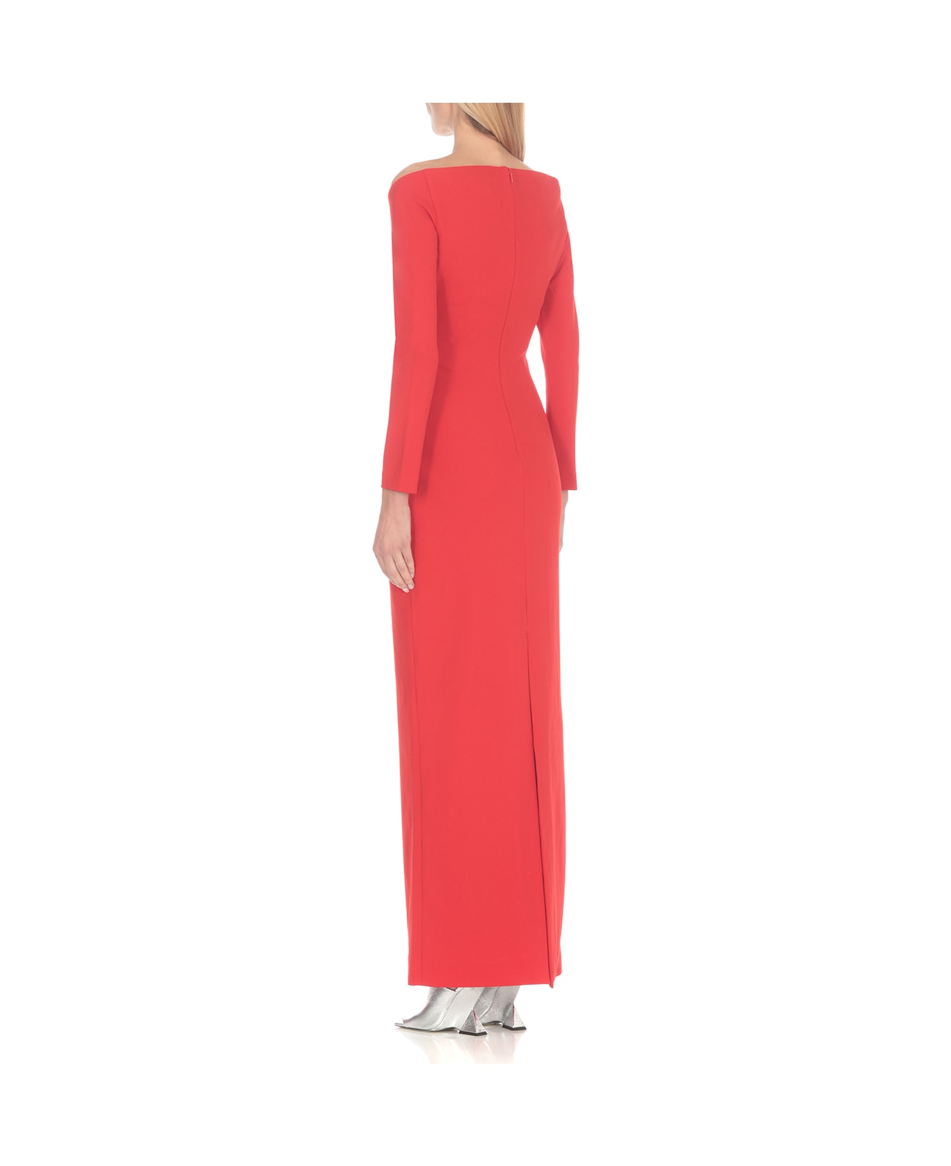 Solace London Tara Maxi Dress - Red