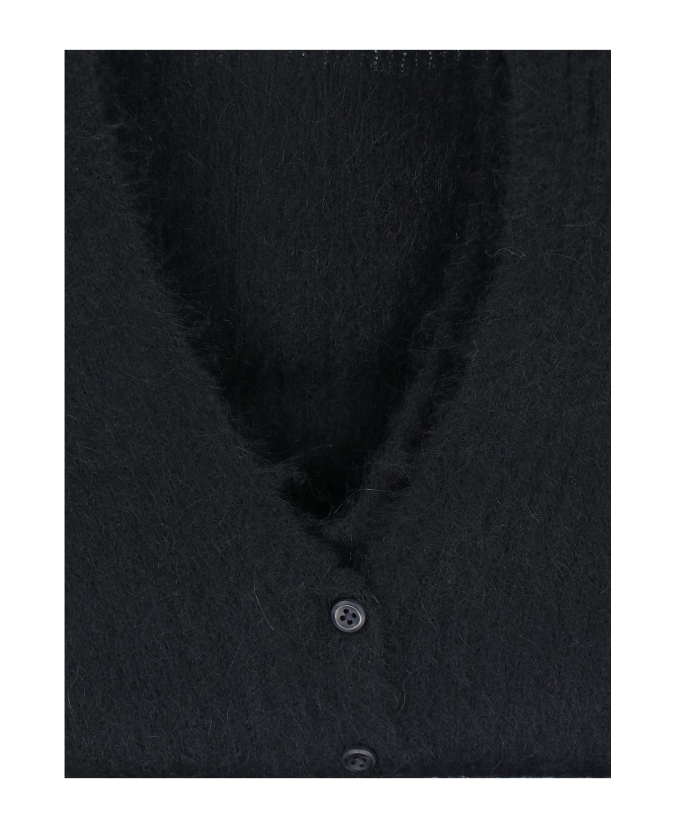 Calvin Klein Wool Blend Cardingan - Black  