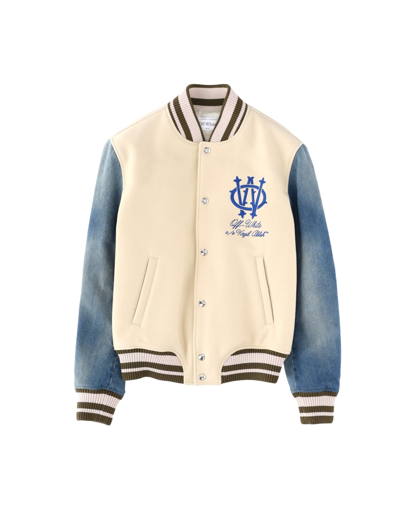 Off-White "gothic Wool Denim" Jacket - MULTICOLOUR