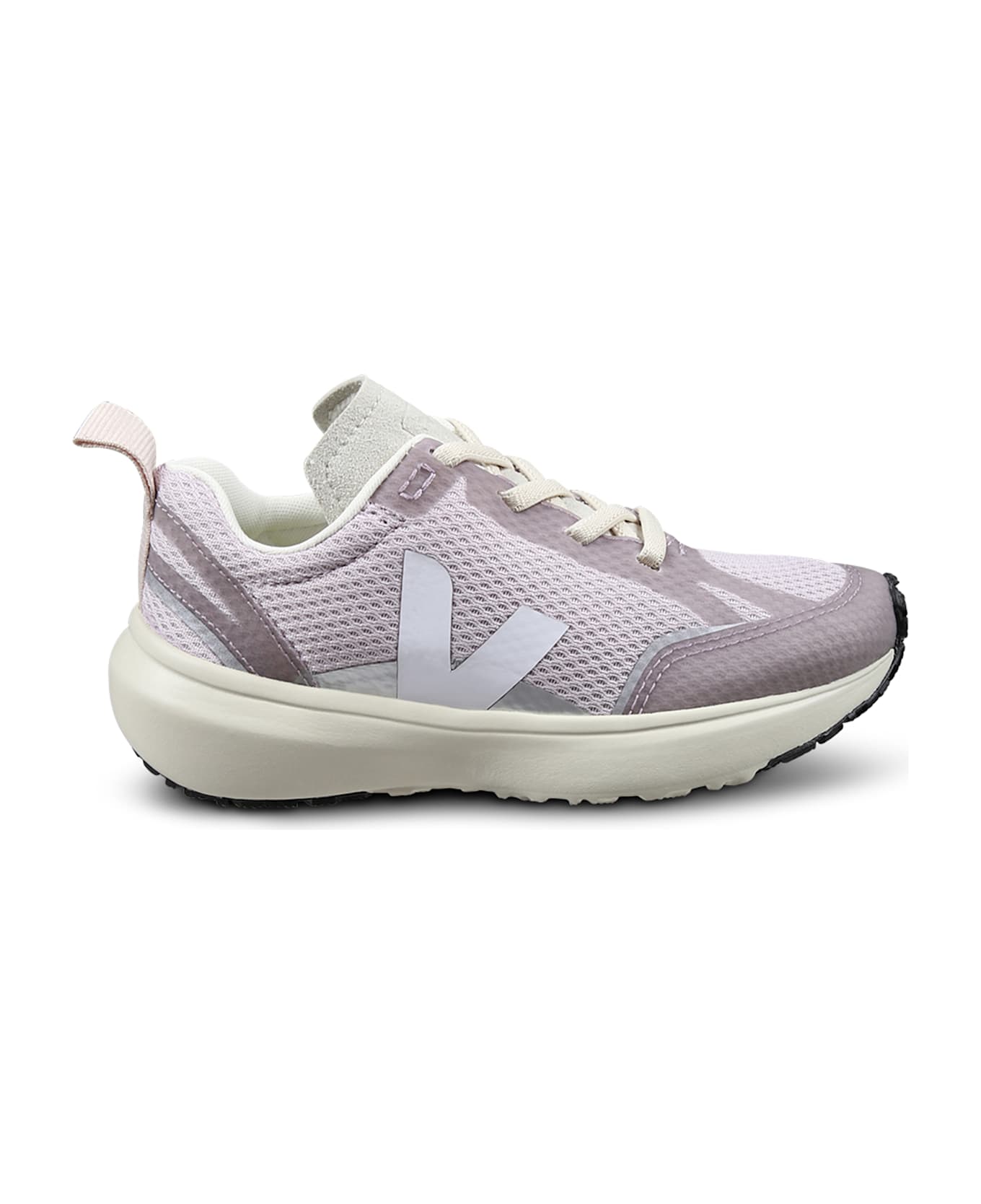 Veja Purple Sneakers For Girl With Logo - Violet
