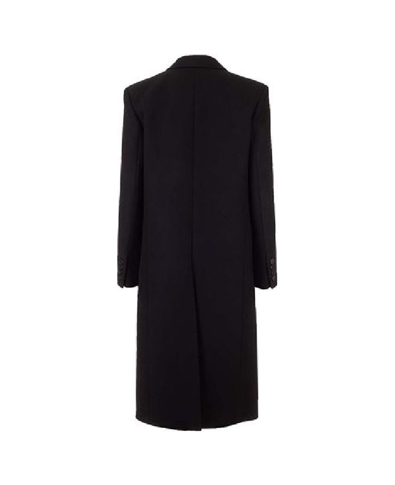 Saint Laurent Satin Coat - Black