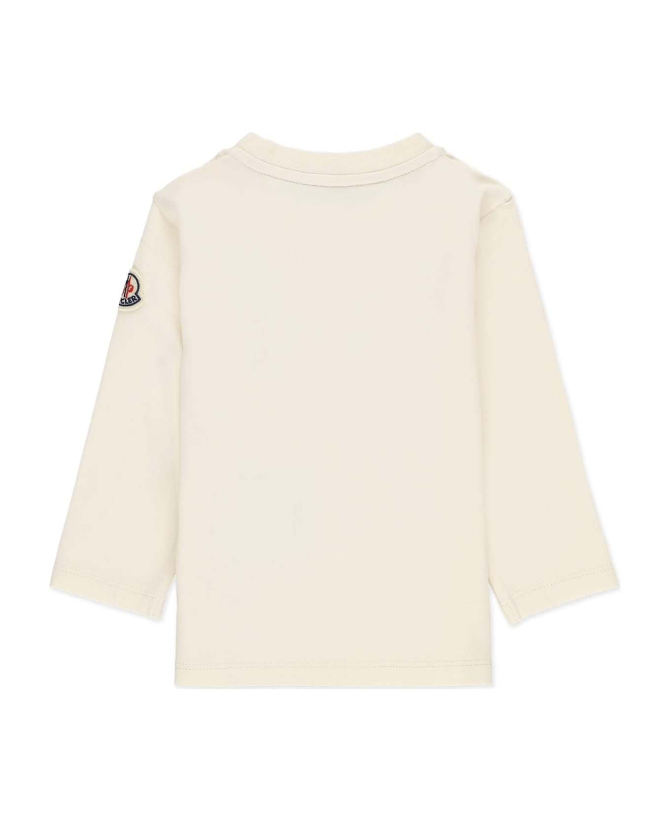 Moncler Sweater With Print - Ivory