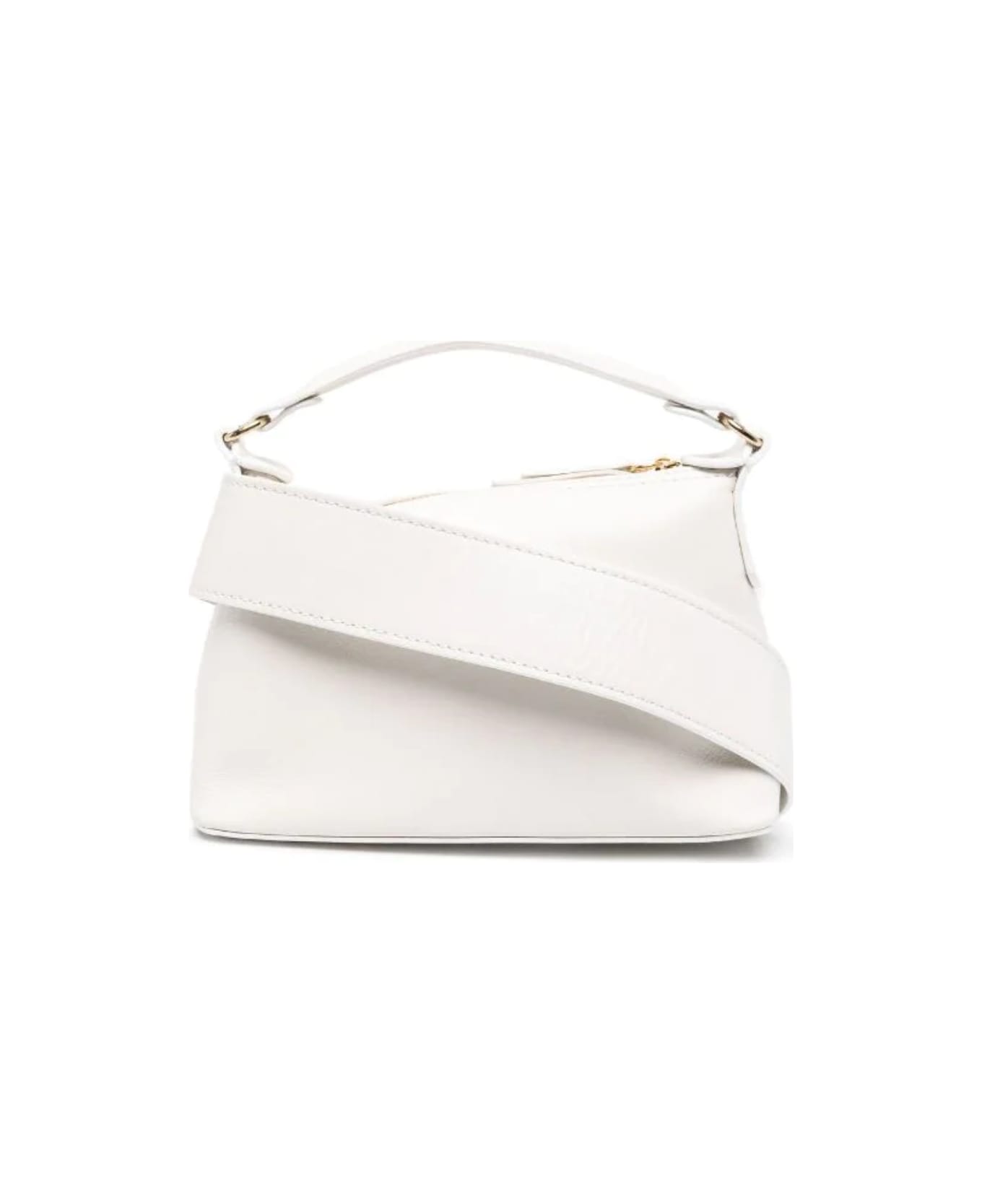 Liu-Jo Liu Jo Leonie Hanne Woman's Hobo Mini White Leather Handbag - White