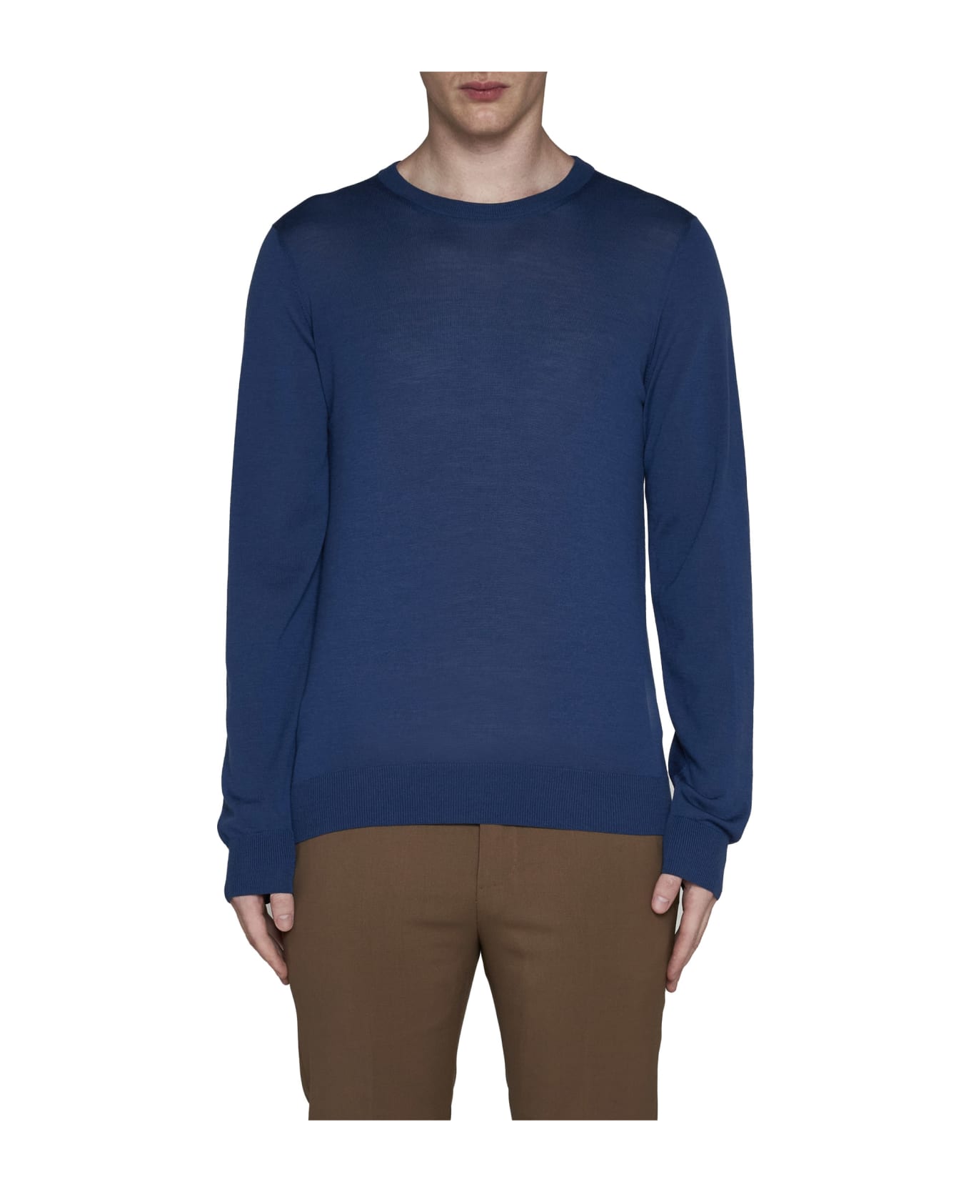 Piacenza Cashmere Sweater - Blue ニットウェア