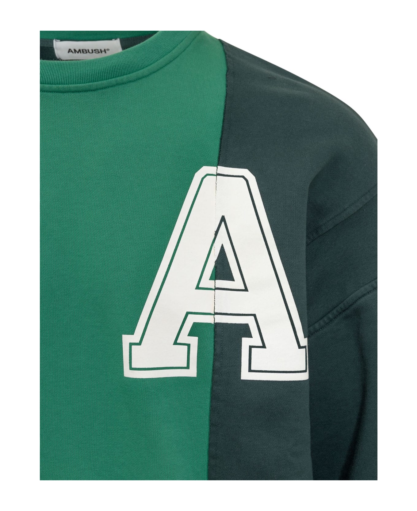 AMBUSH Crewneck Sweatshirt - GREEN GLABES