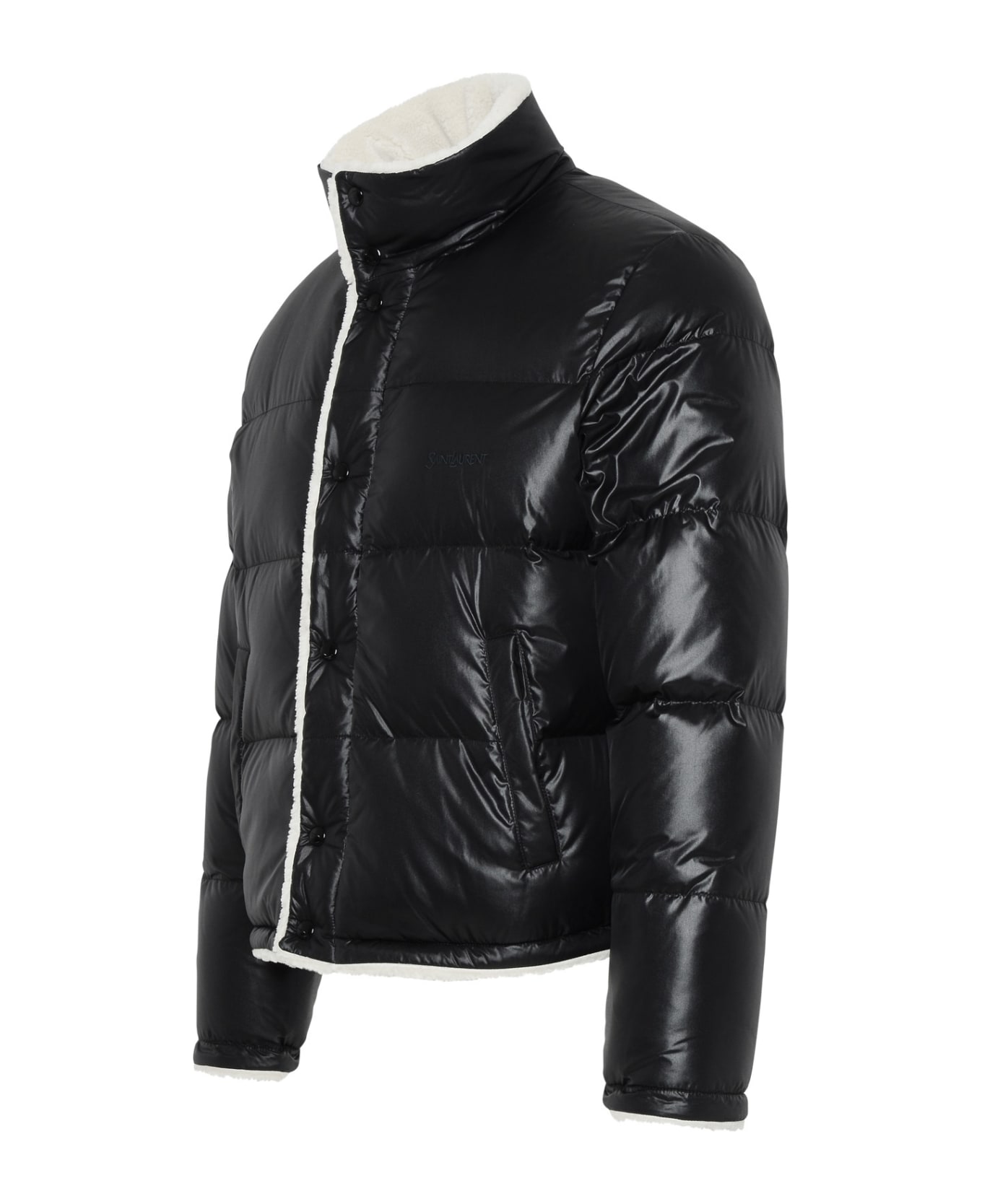 Saint Laurent Polyester Jacket - Black