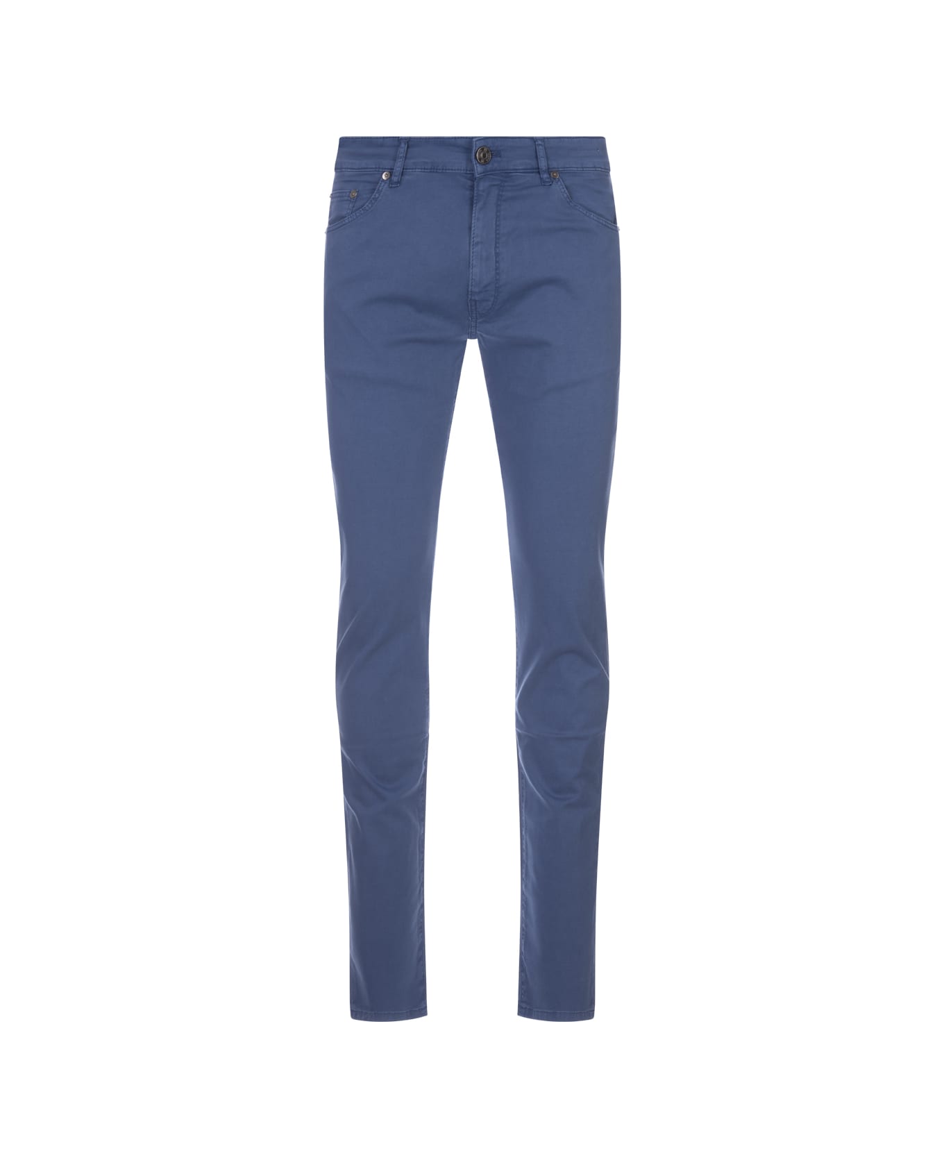 PT Torino Swing Jeans In Blue Stretch Denim - Blue