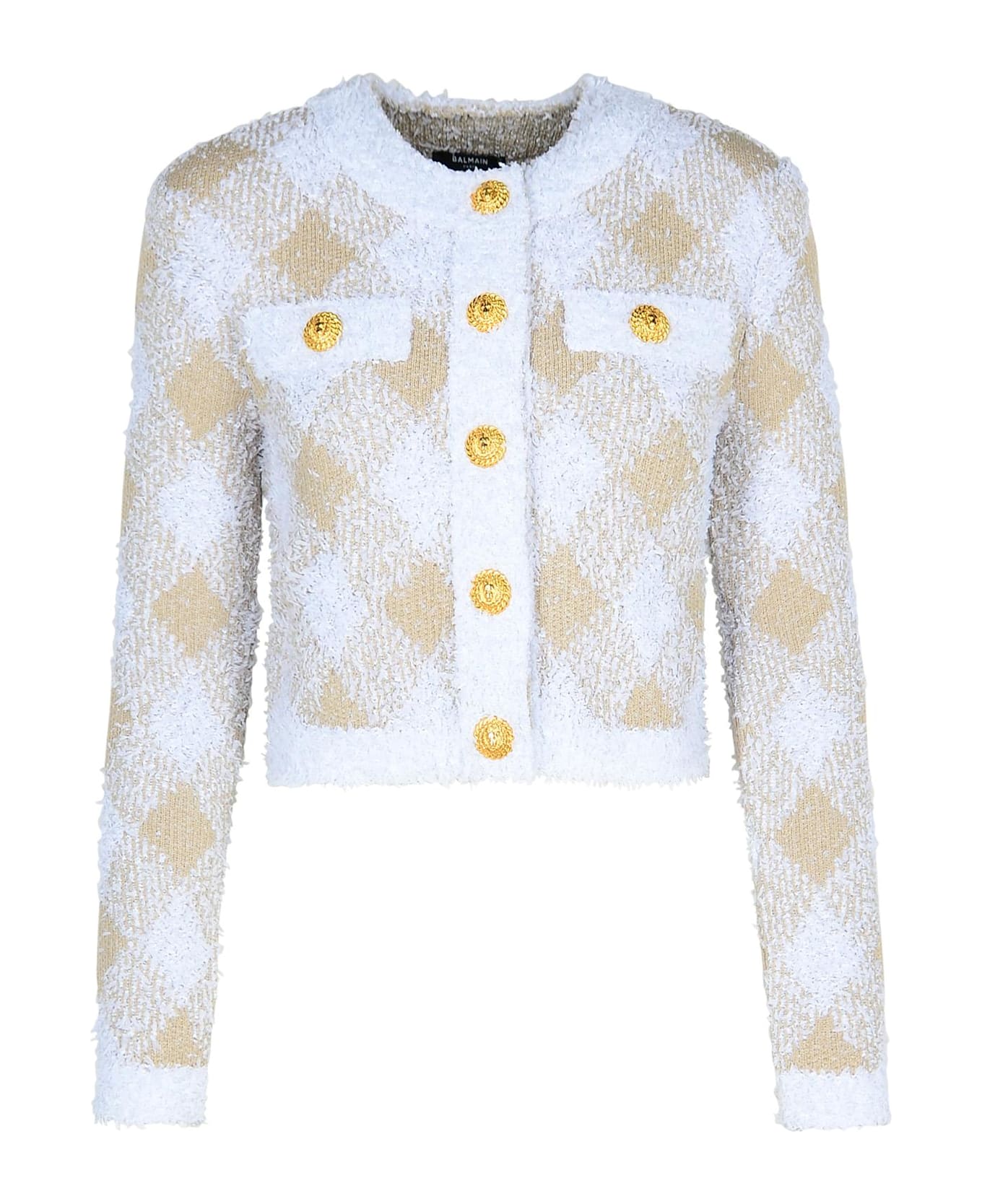【送料&関税込】Balmain Beige Polyamide Blend Jacket Balmain Beige Polyamide Blend Jacket | italist