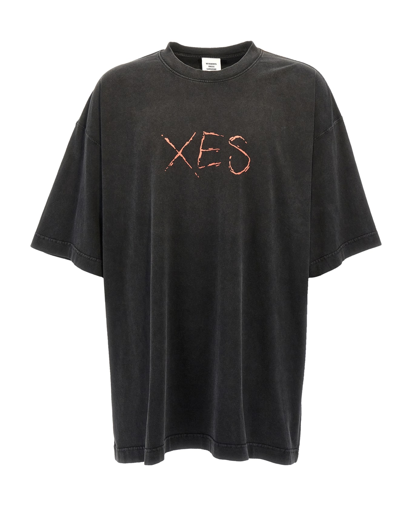 VETEMENTS 'xes' T-shirt - Black  