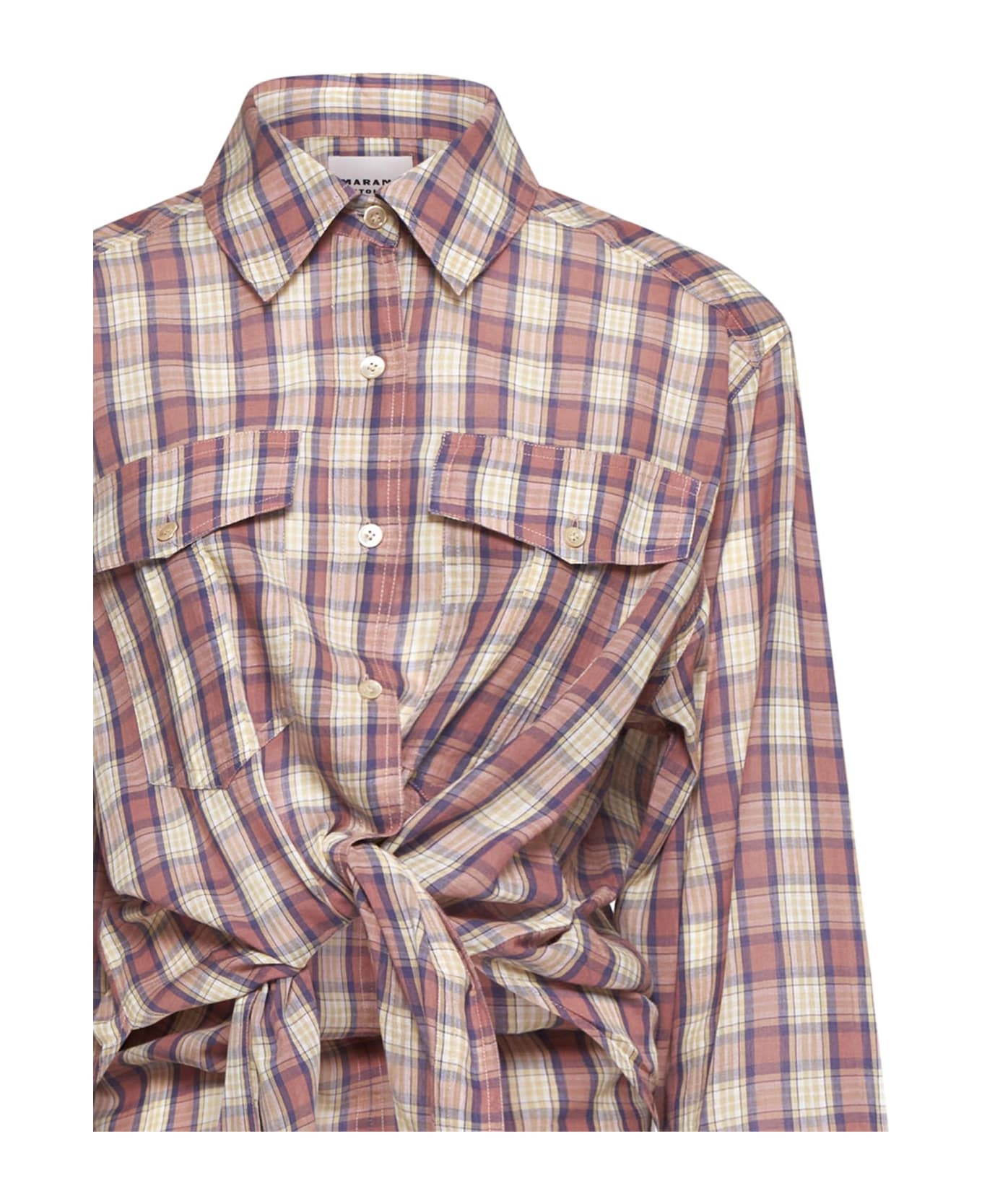 Marant Étoile Shirt - Antik pink/yellow