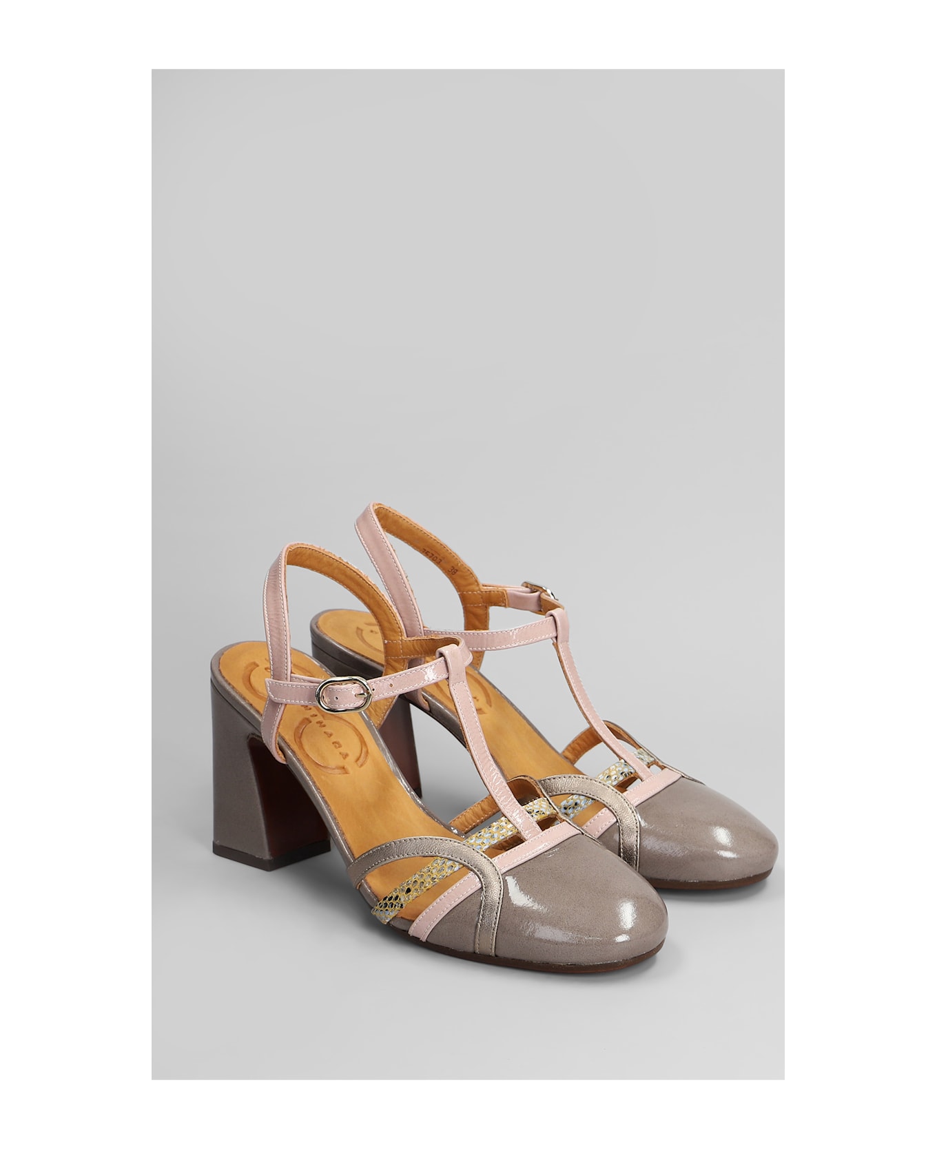 Chie Mihara Mendy 46 Pumps In Taupe Leather - taupe