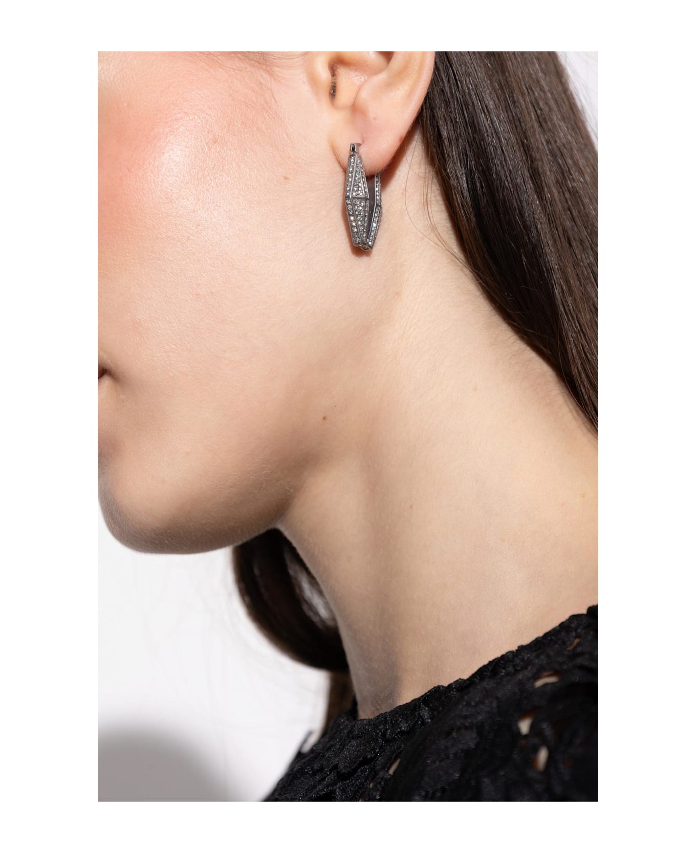 Jimmy Choo Earrings With Crystals