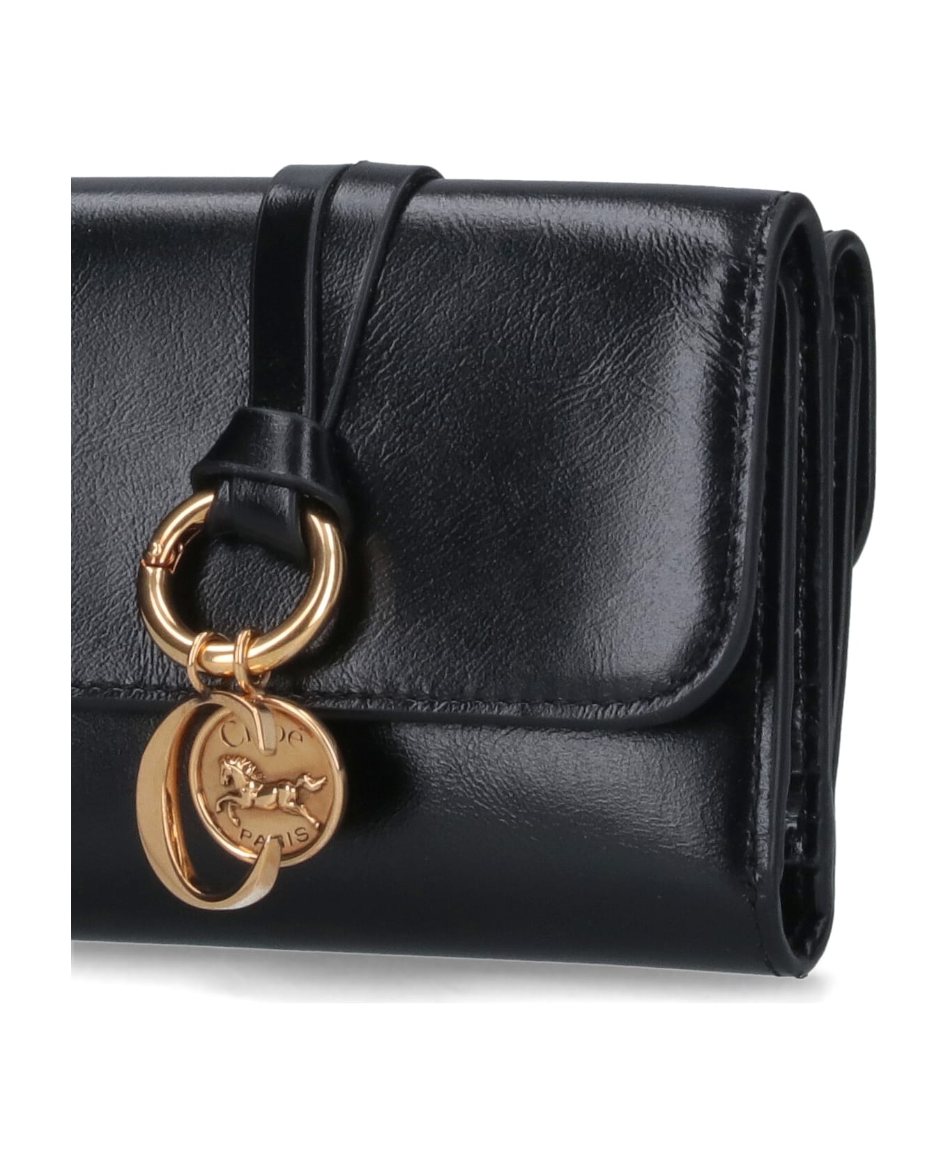 Chloé 
alphabet
 Wallet - Black