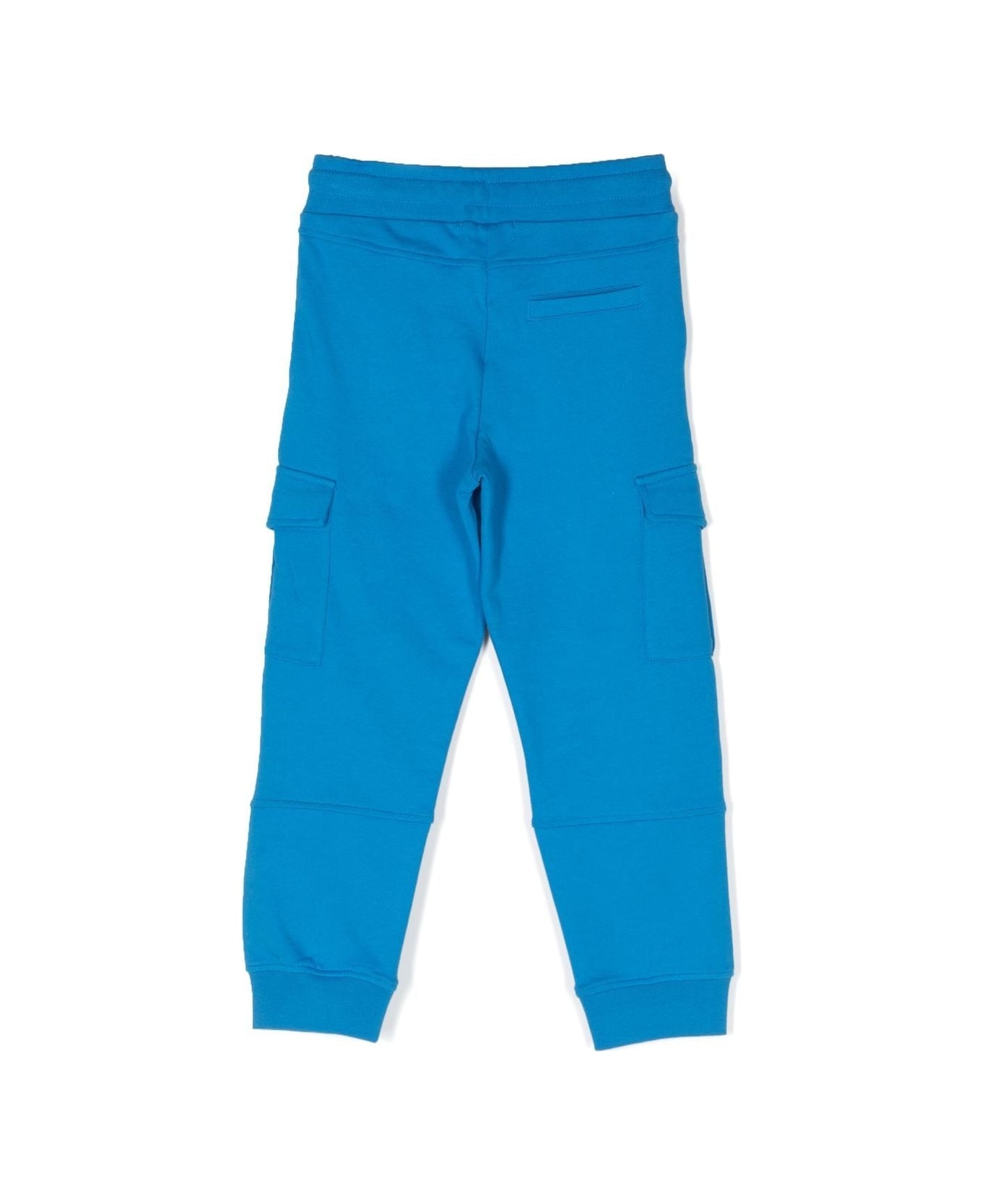 Stella McCartney Blue Cotton Pants - AZURE/BLUE