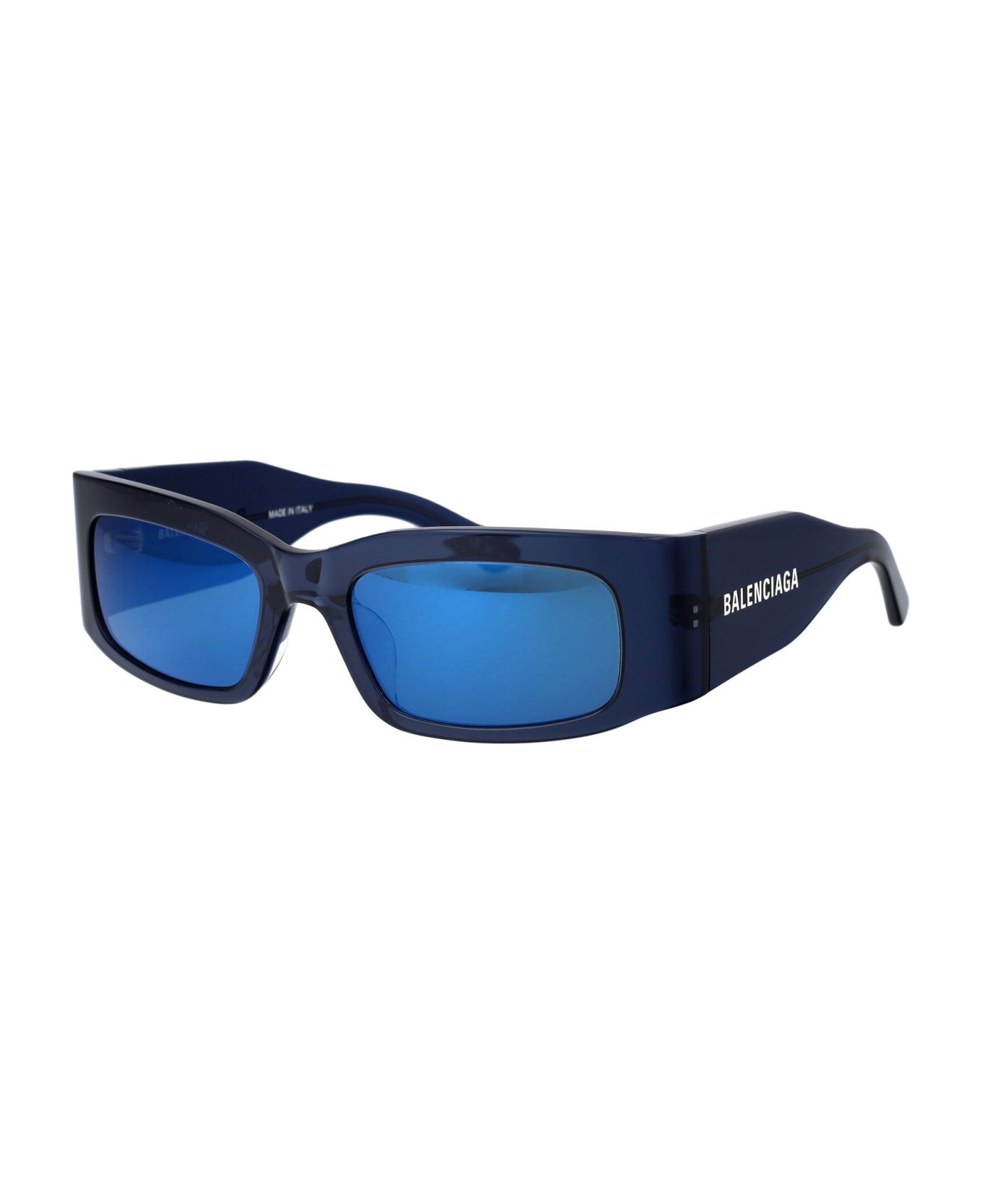 Balenciaga Eyewear Bb0328s Sunglasses - 004 BLUE BLUE BLUE