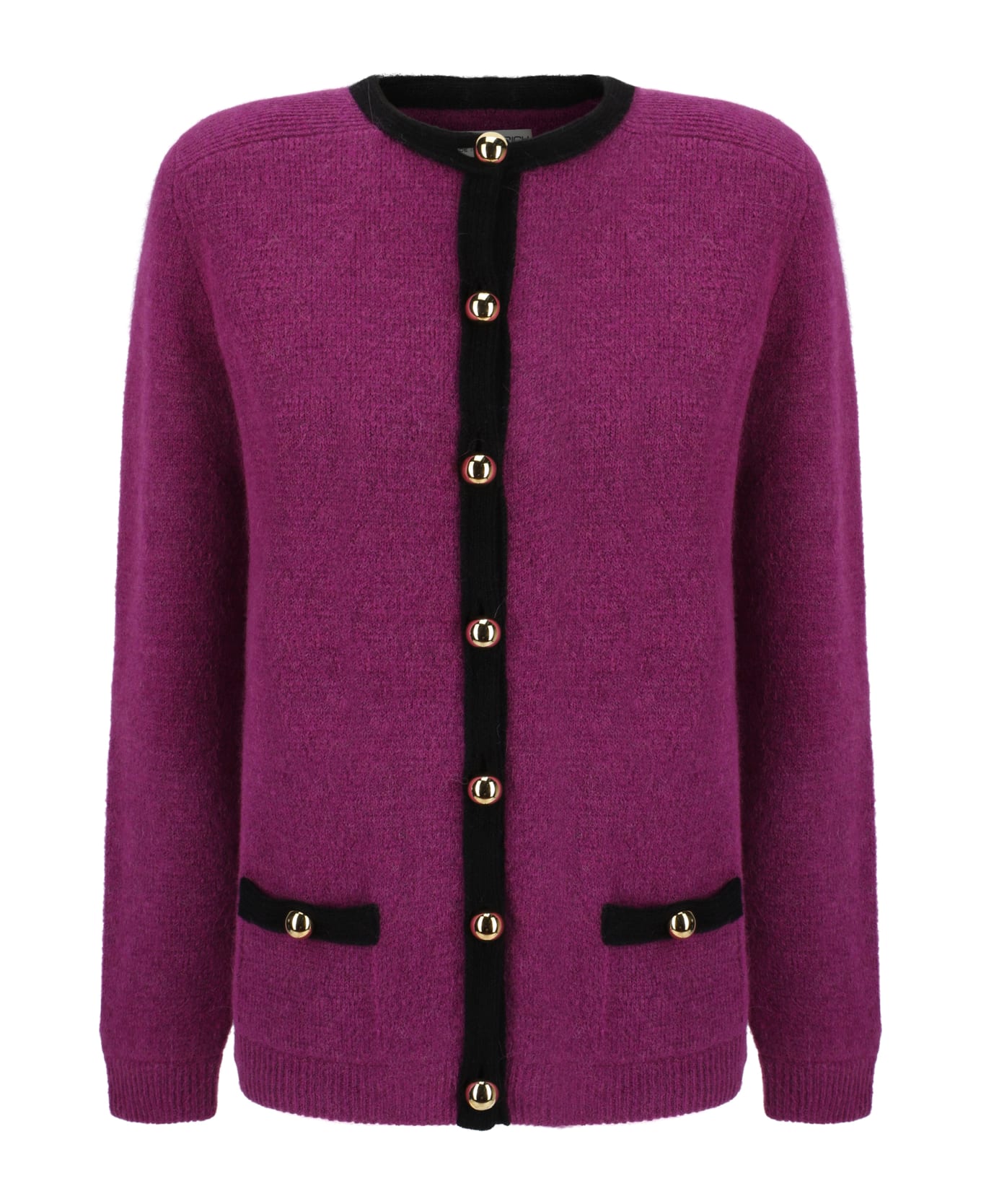 Alessandra Rich Cardigan - Cyclamen