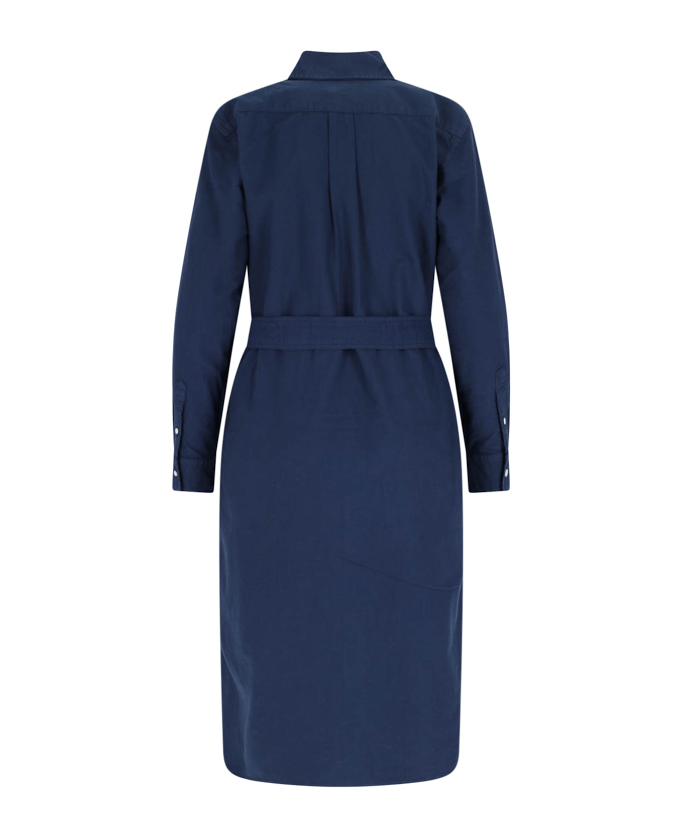 Polo Ralph Lauren Chemisier Midi Dress - Blue
