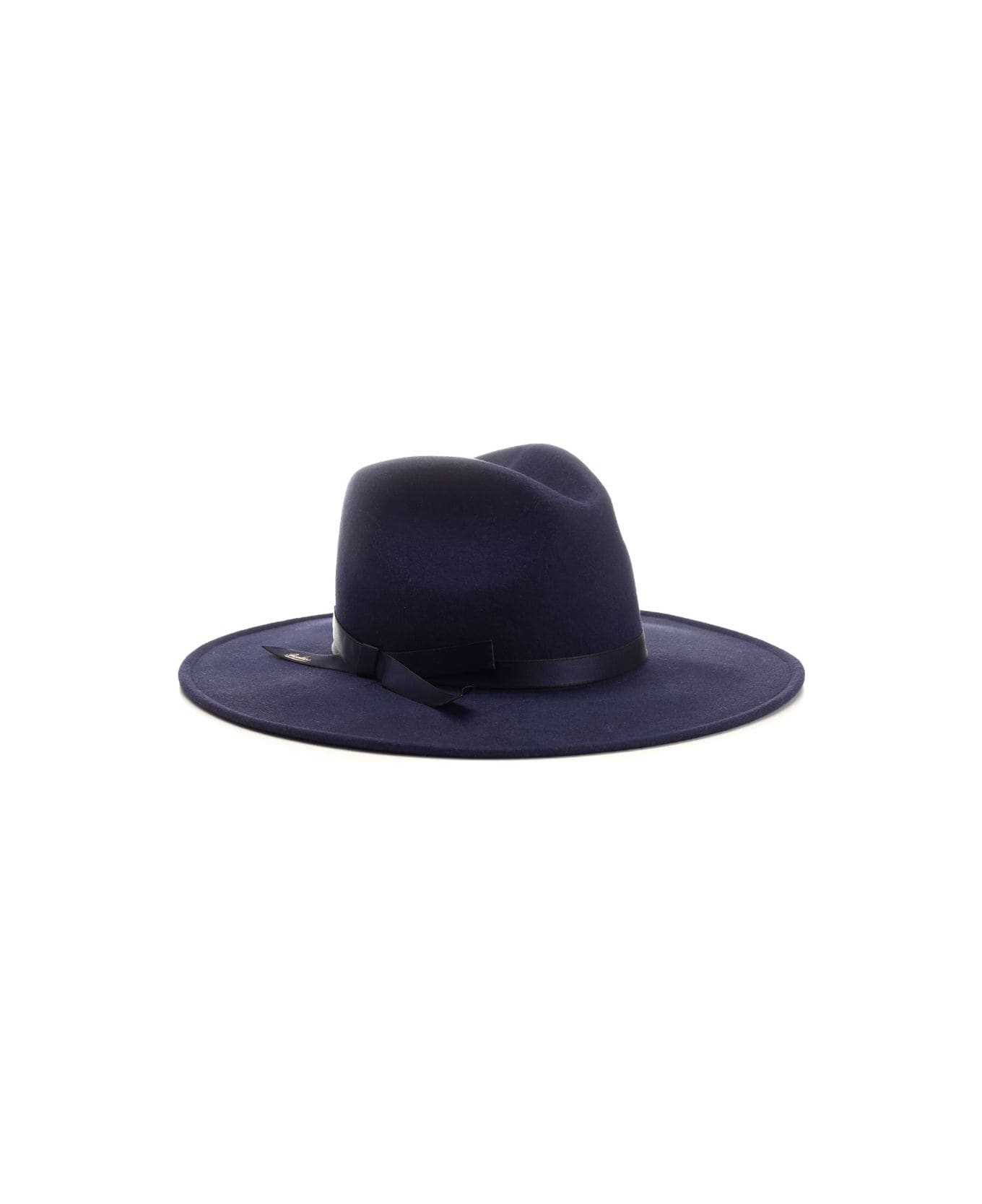 Borsalino 
sophie
 Wide Brim Fedora Hat - Blue