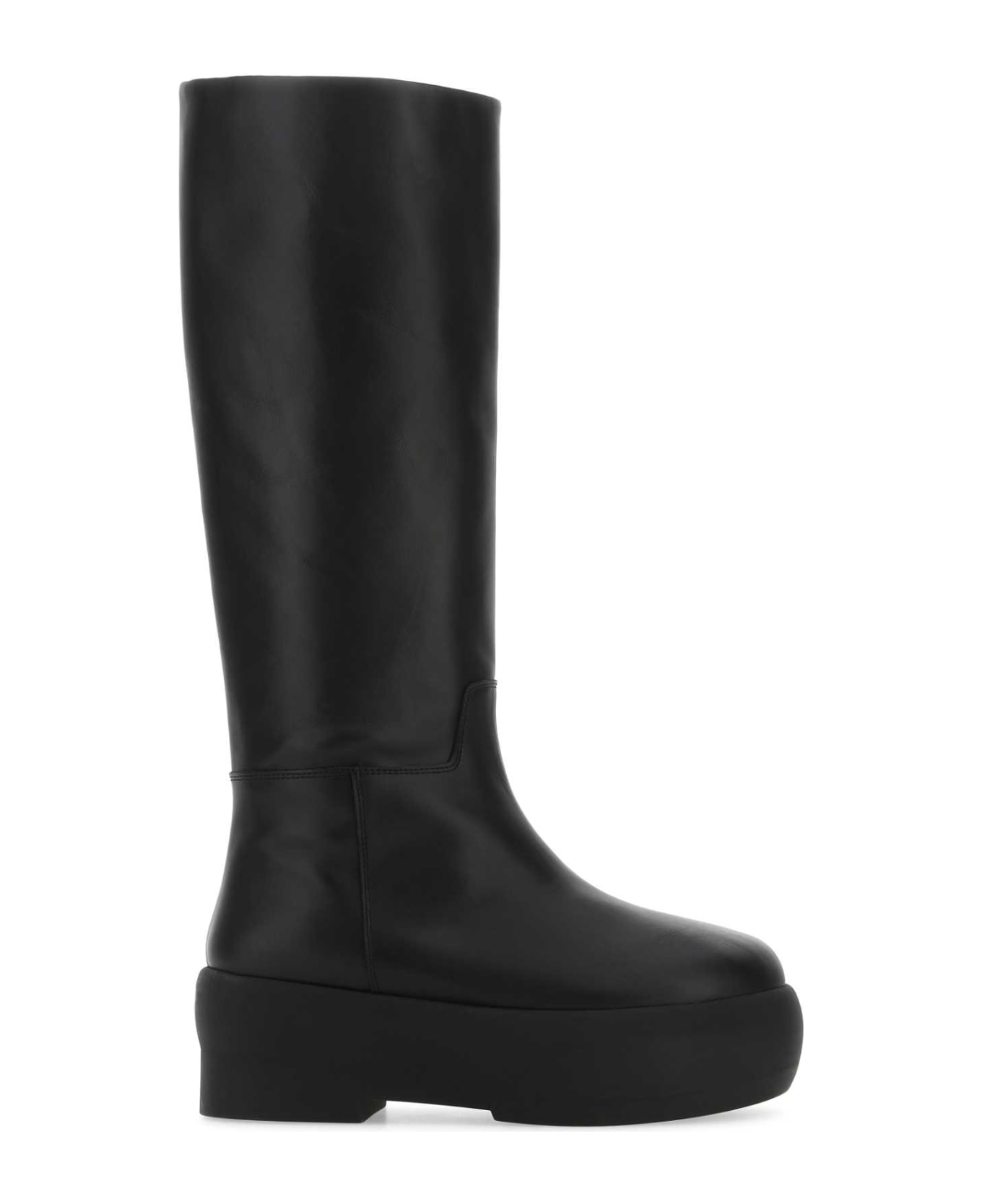 GIA BORGHINI Black Leather Gia 16 Boots - 5000