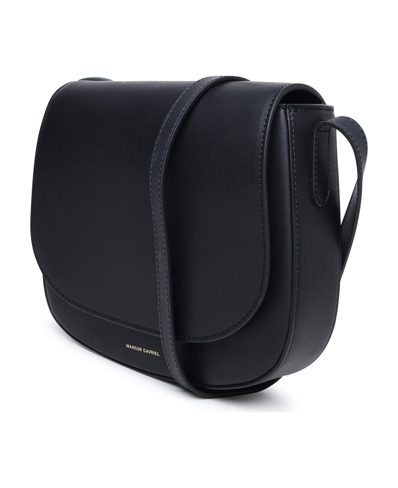 Mansur Gavriel 'classic' Mini Bag In Black Vegetable Tanned Leather - Black トートバッグ