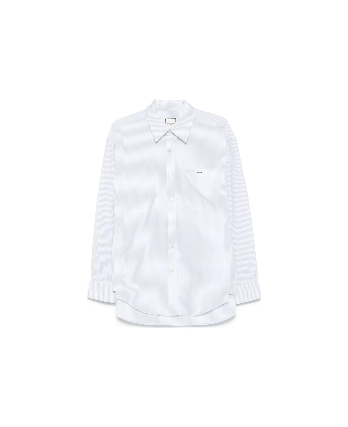 WOOYOUNGMI Shirt - BLUE/WHITE