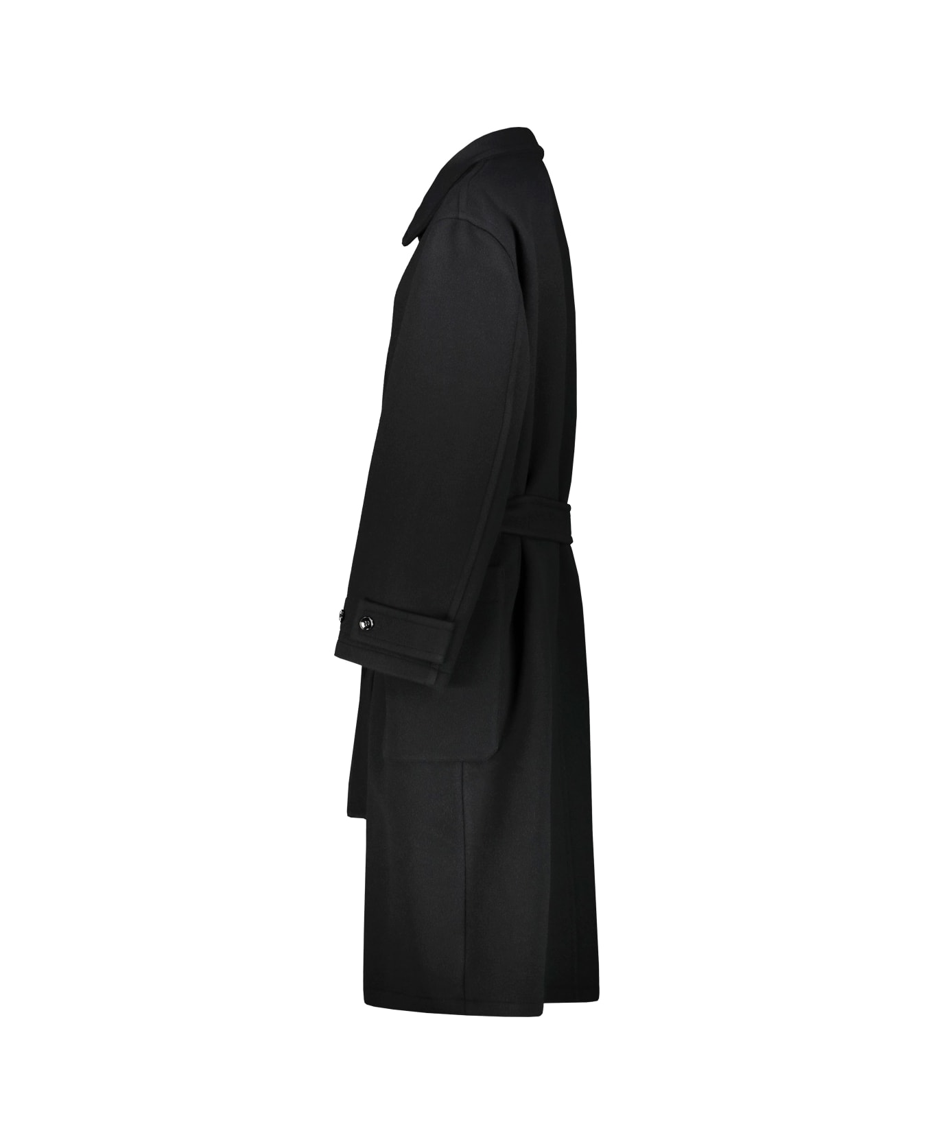 Lemaire Wrap Coat - Black