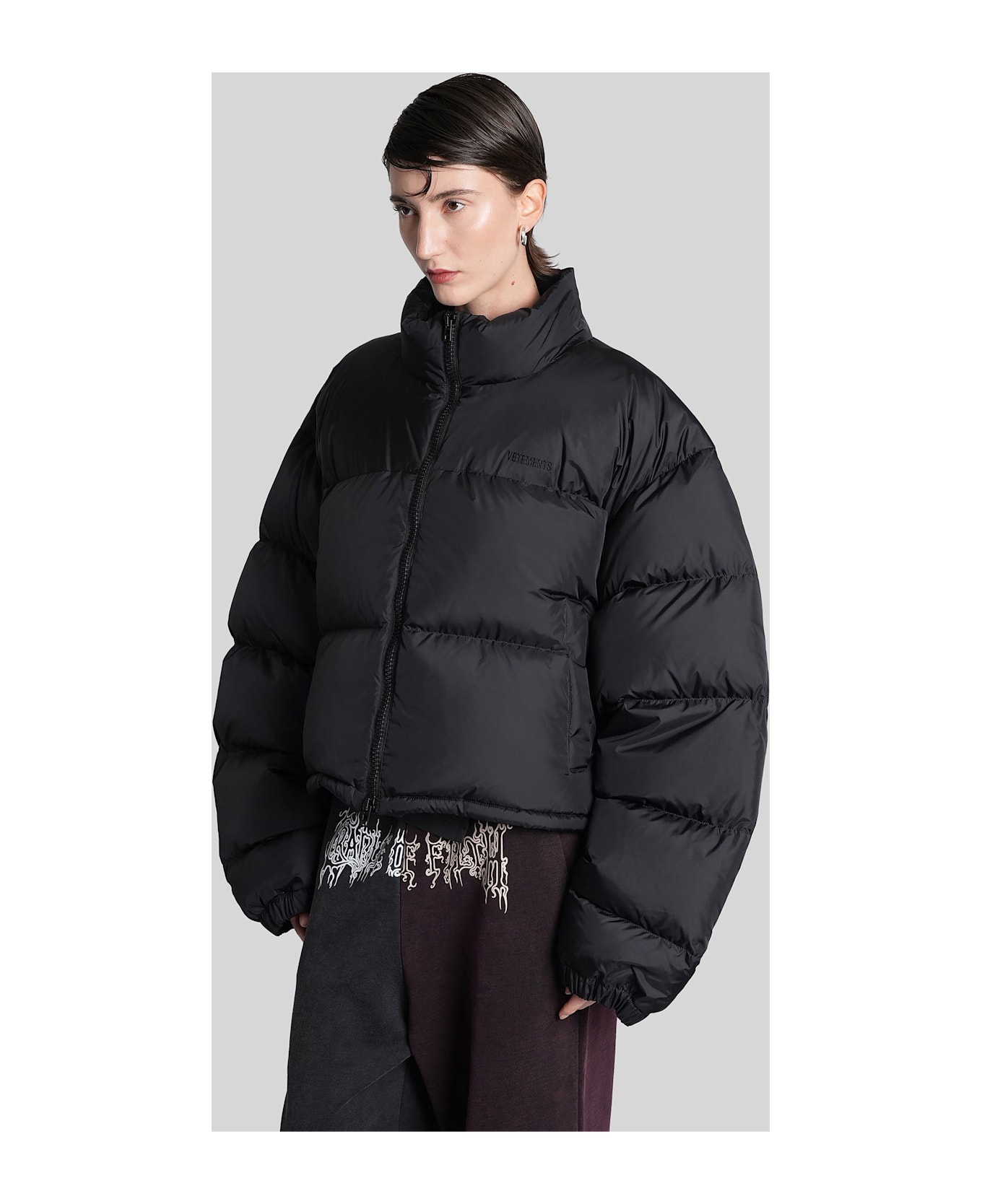 VETEMENTS Puffer In Black Polyester - black