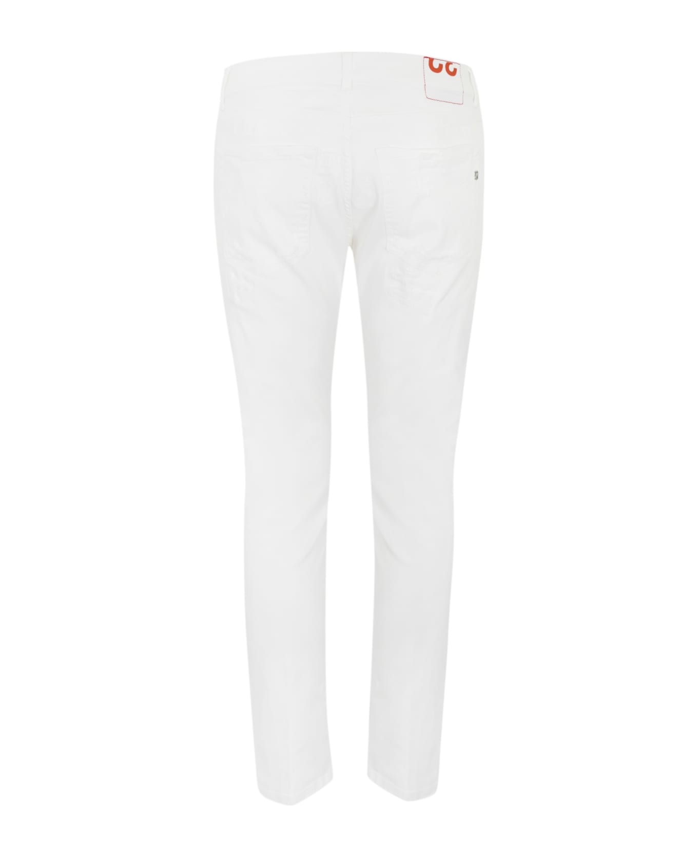 Dondup Dian Carrot Jeans In Bull Stretch - White