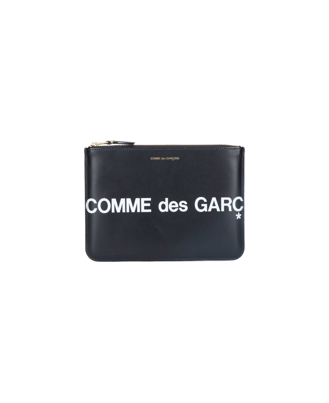 Comme des Garçons Wallet 'huge Logo' pouch - Black  