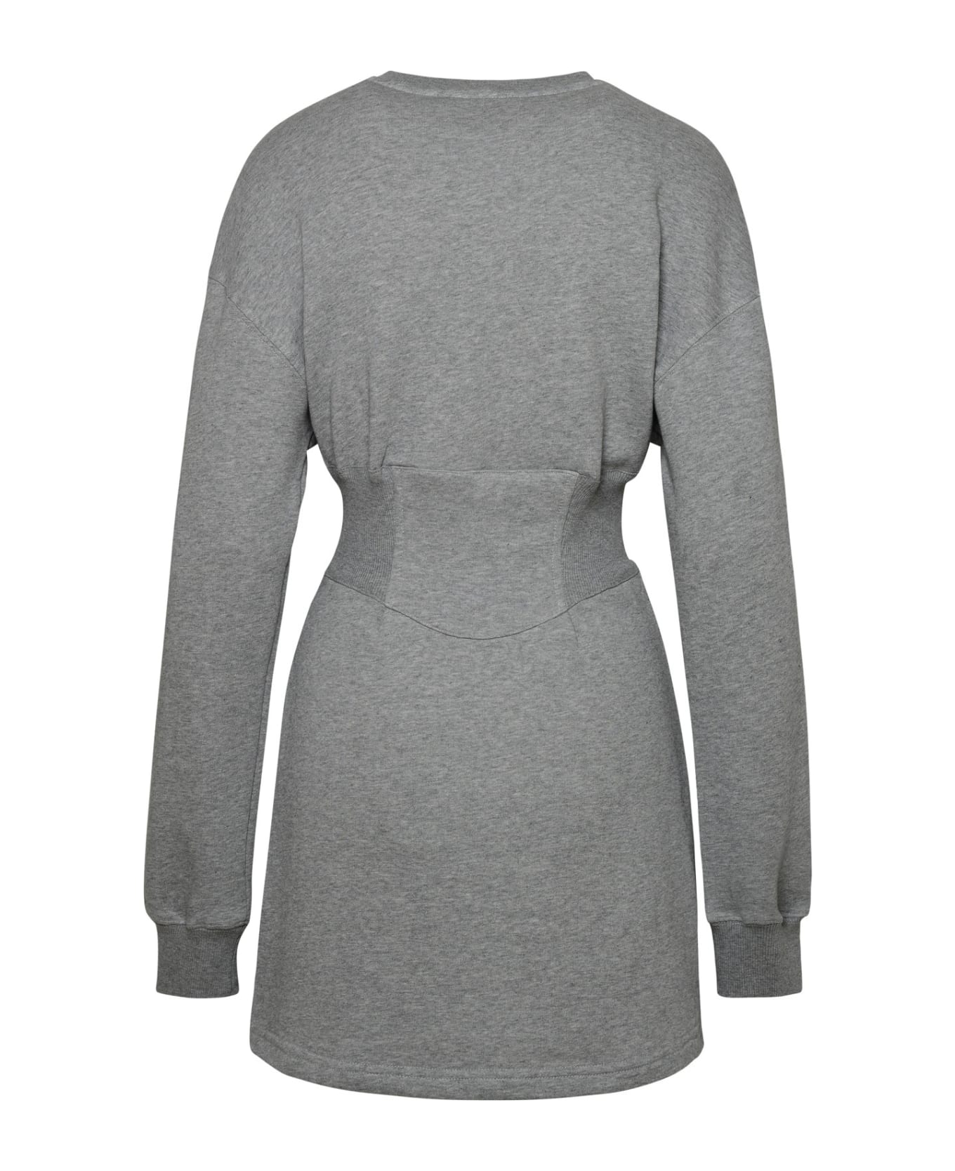 Chiara Ferragni Gray Cotton Dress - Grey ワンピース＆ドレス