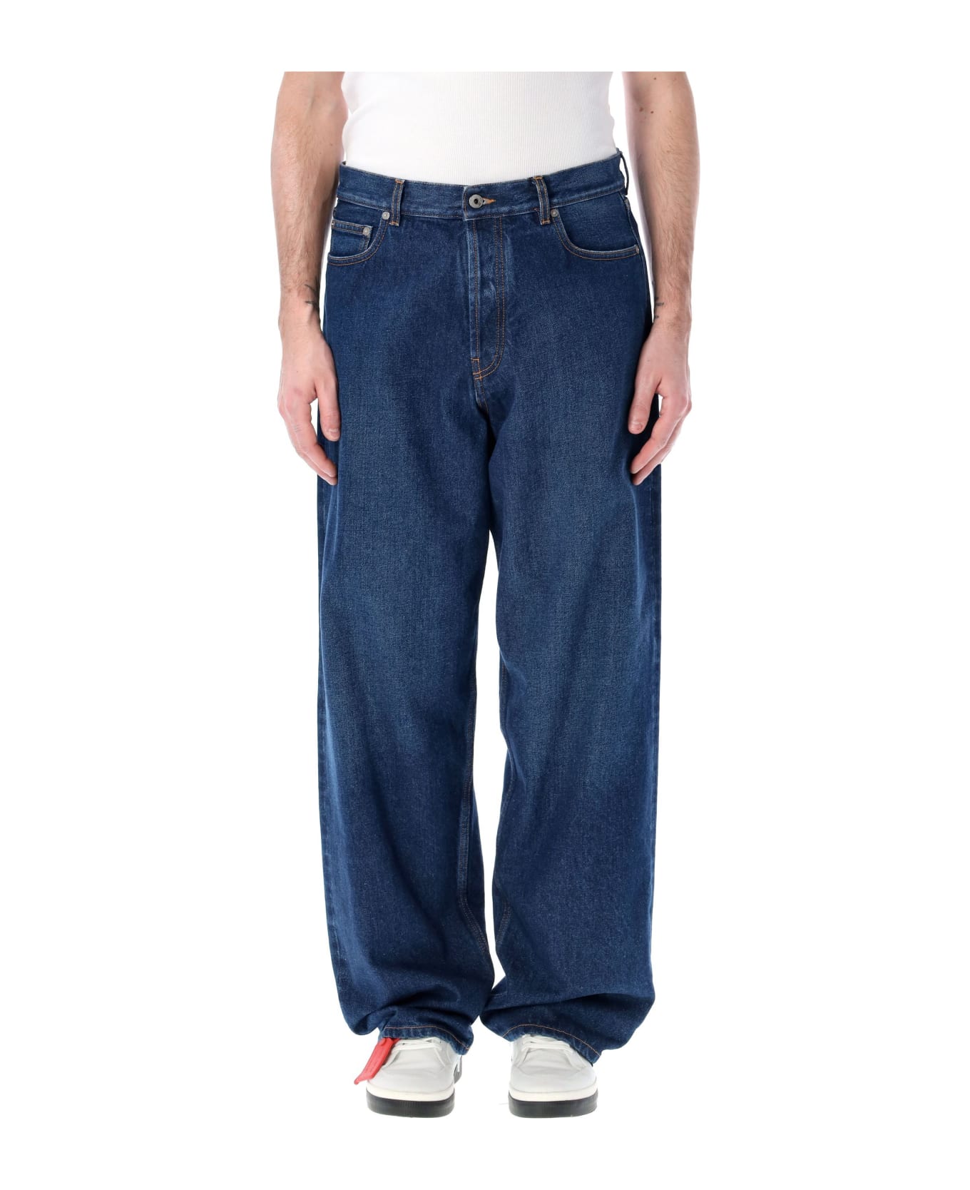 Off-White Arr Loose Jeans - MEDIUM BLUE