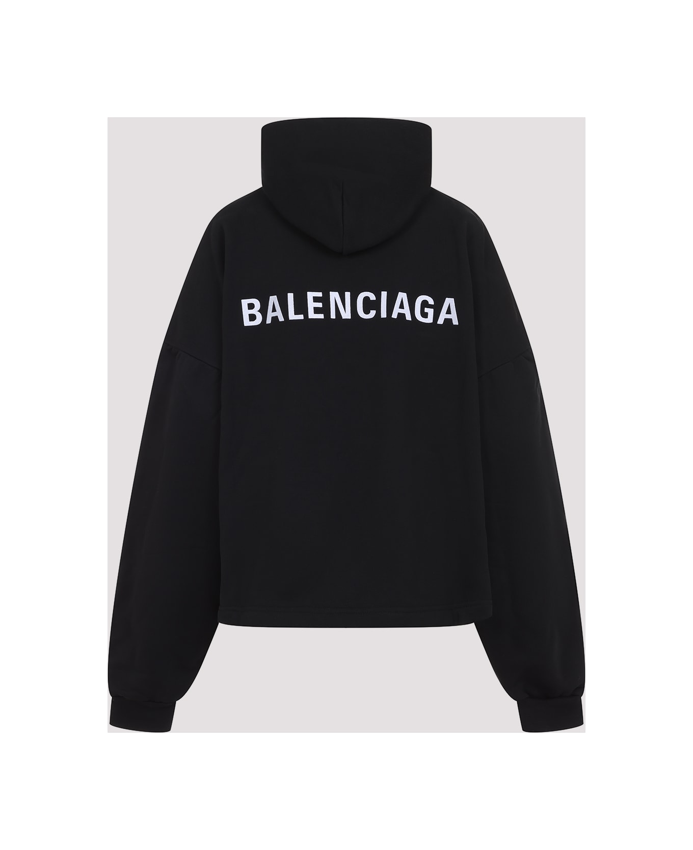 Balenciaga Logo Hoodie - Black