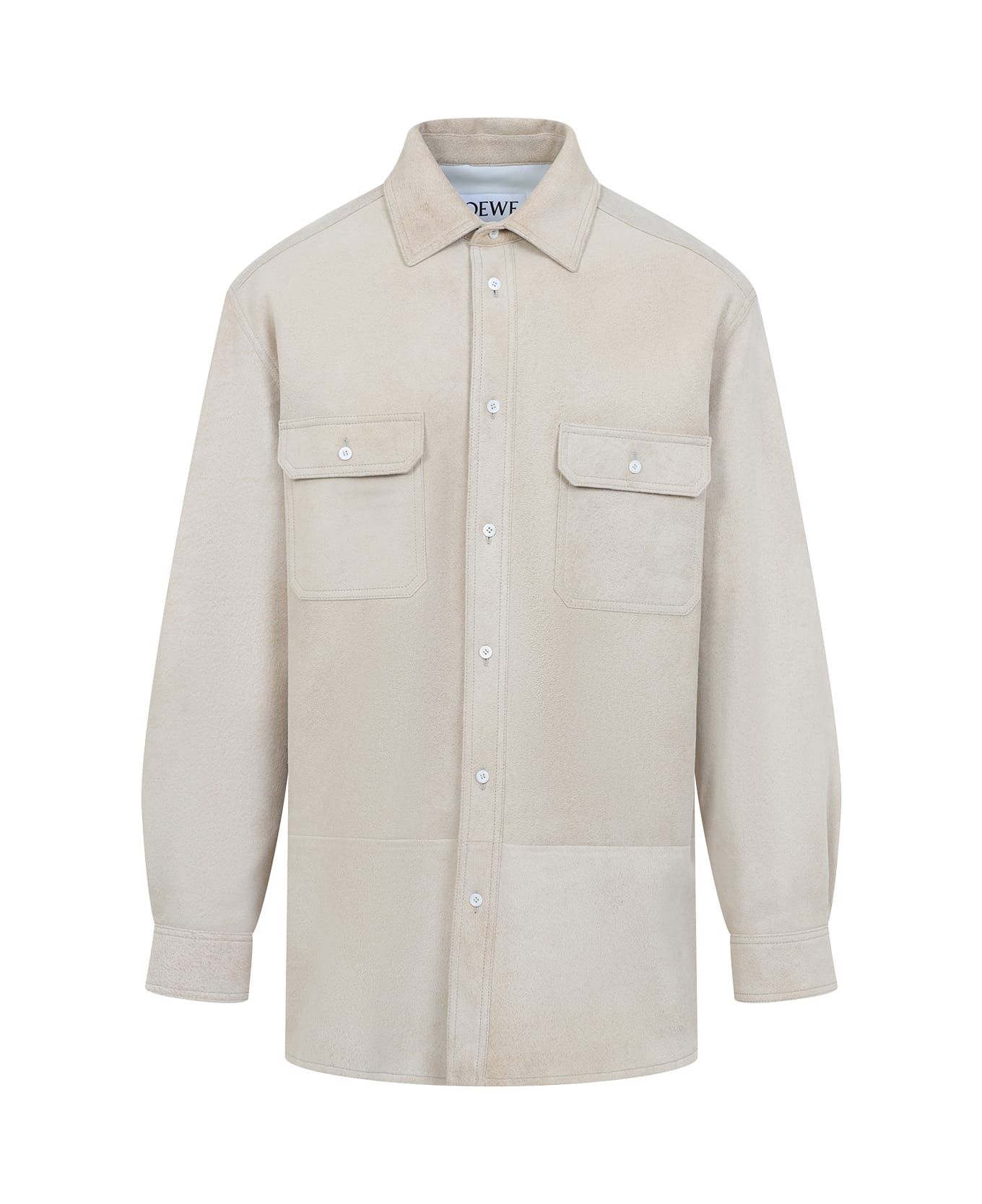 Loewe Lamb Leather Shirt - White