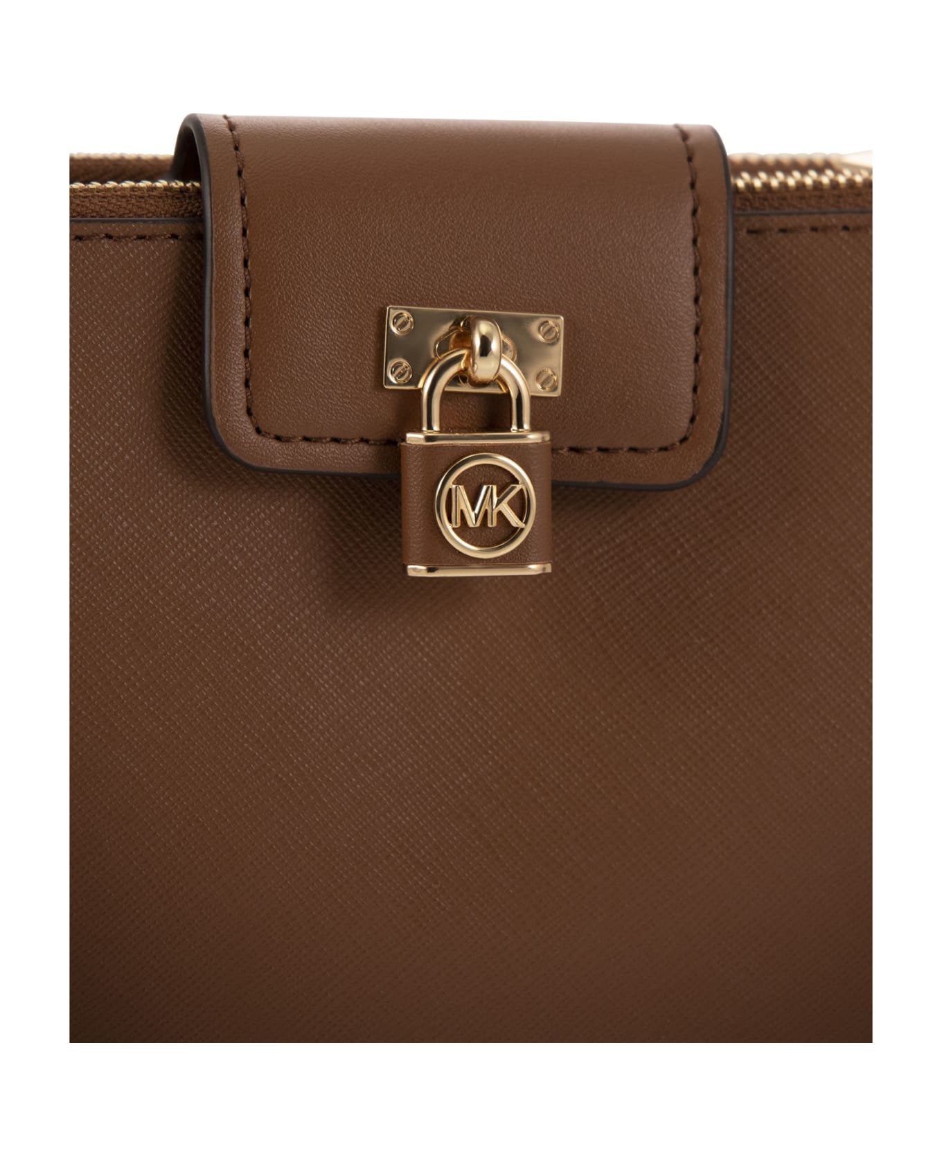 Michael Kors Ruby Bag In Saffiano Leather - Brown ショルダーバッグ