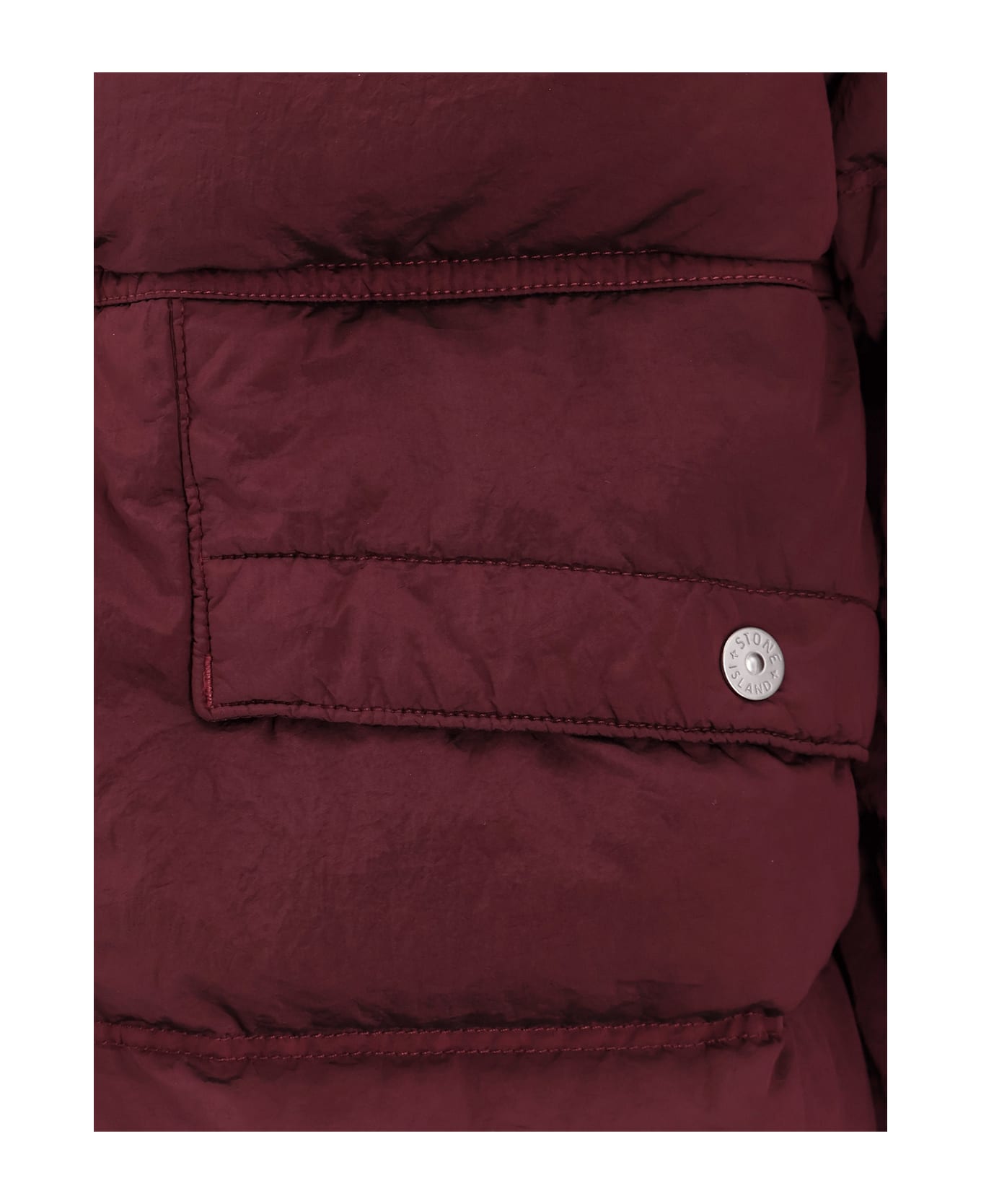 Stone Island Nylon Down Jacket - Purple