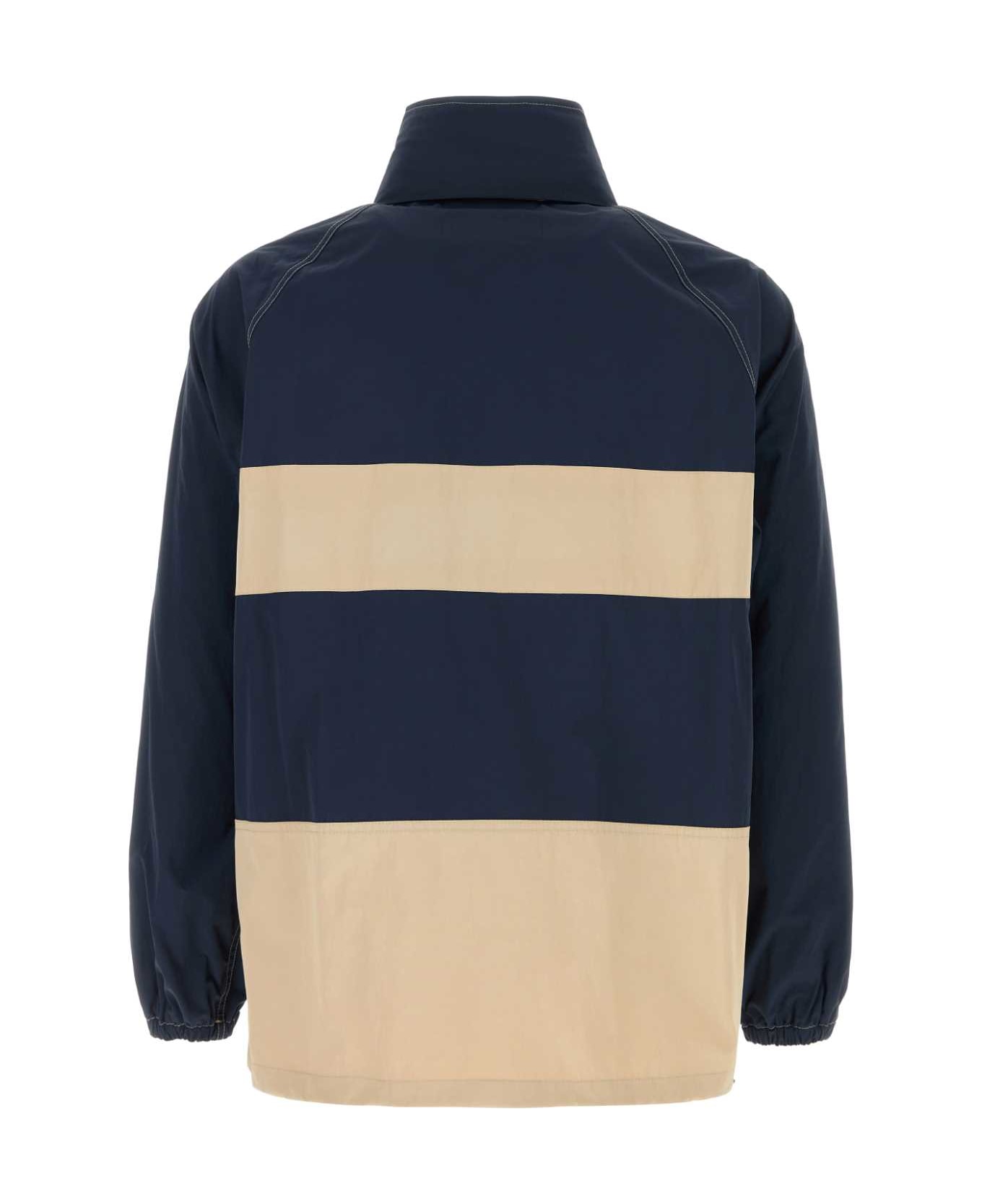 Fay Two-tone Nylon Jacket - BLUNAVY