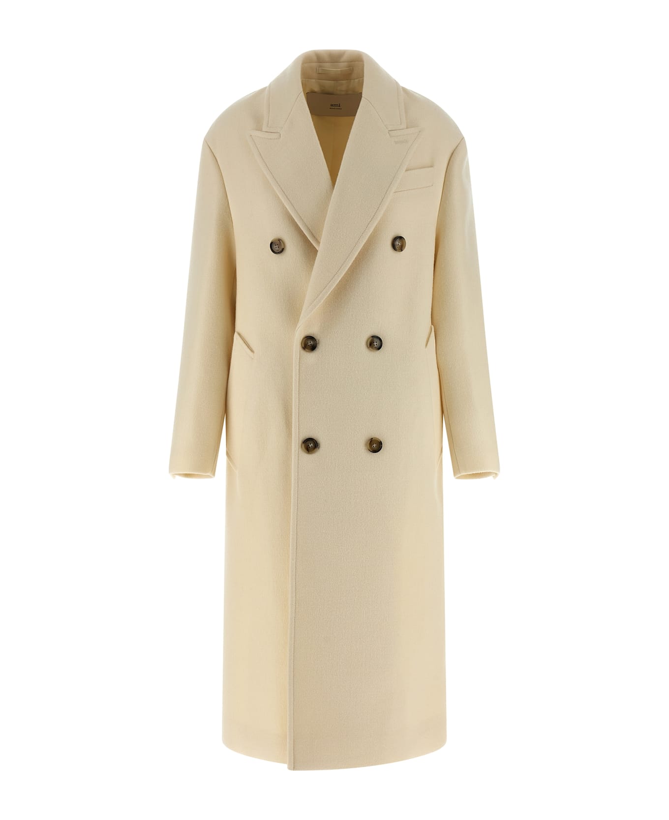 Ami Alexandre Mattiussi Double-breasted Coat - White