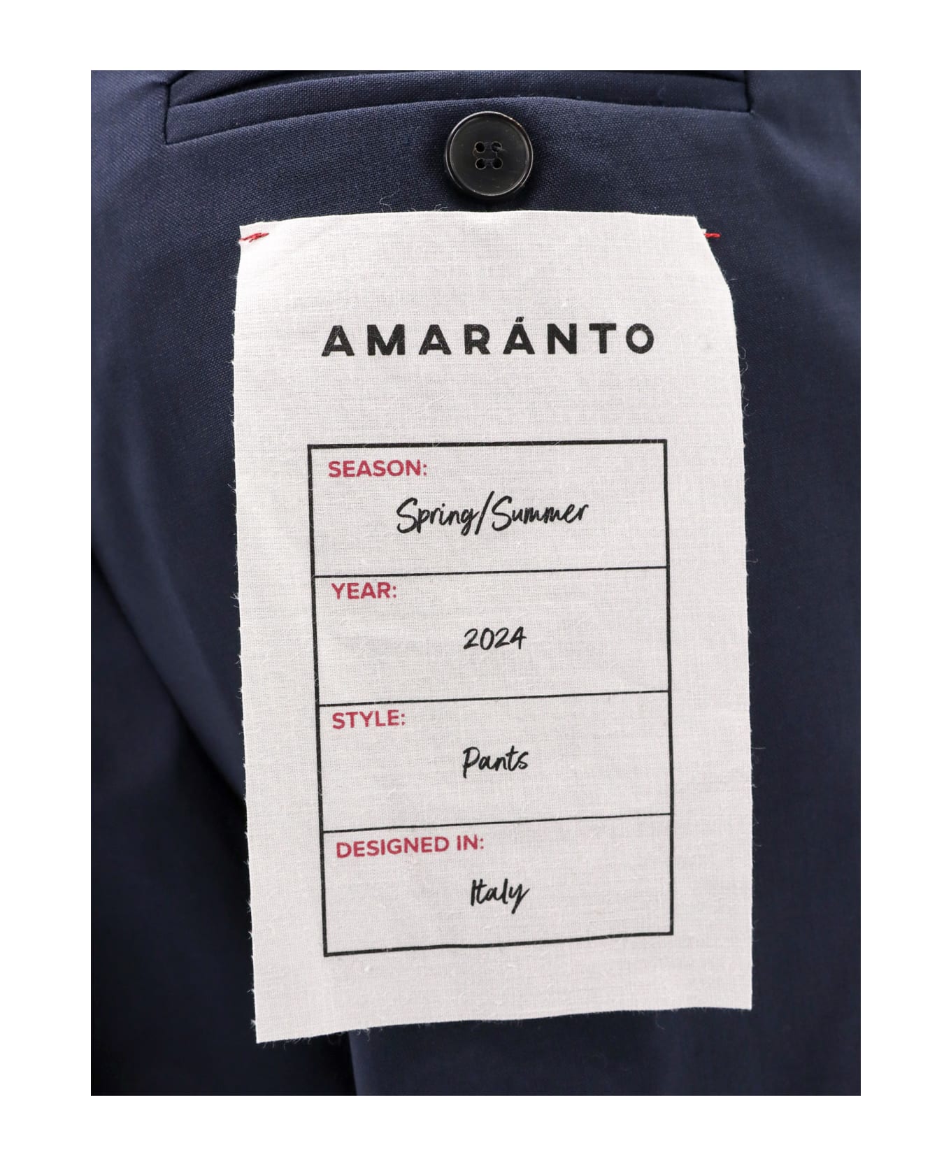 Amaranto Trouser - Blue
