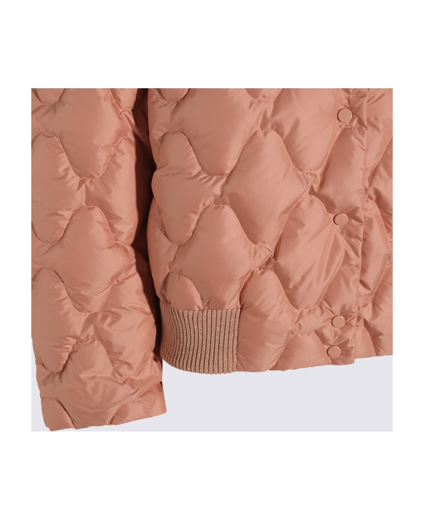 Fabiana Filippi Pink Down Jacket - ROSA CRETA