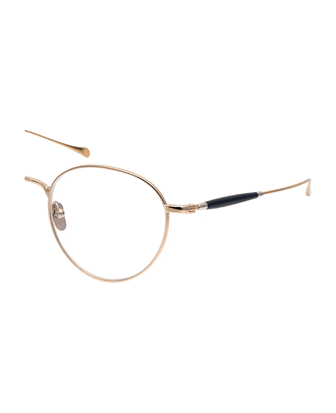 Masunaga GMS/128T Eyewear - Gold/navy