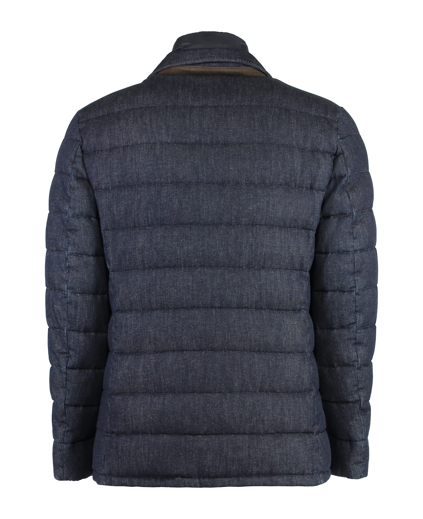 Moorer Nomos Short Down Jacket - blue