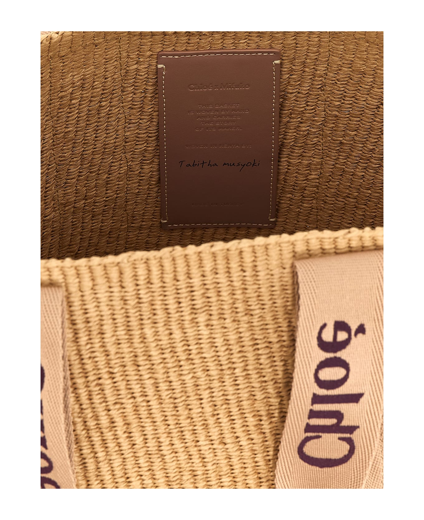 Chloé 
woody
 Large Shopping Bag - Pink