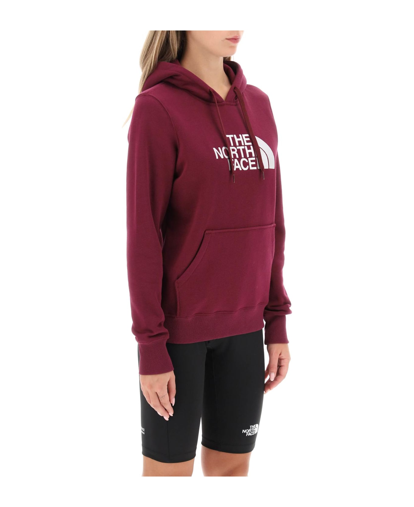 The North Face 'drew Peak' Hoodie With Logo Embroidery - BOYSENBERRY (Red)