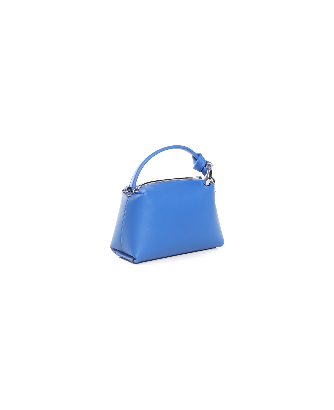 J.W. Anderson Small Corner Bag In Leather - Clear Blue