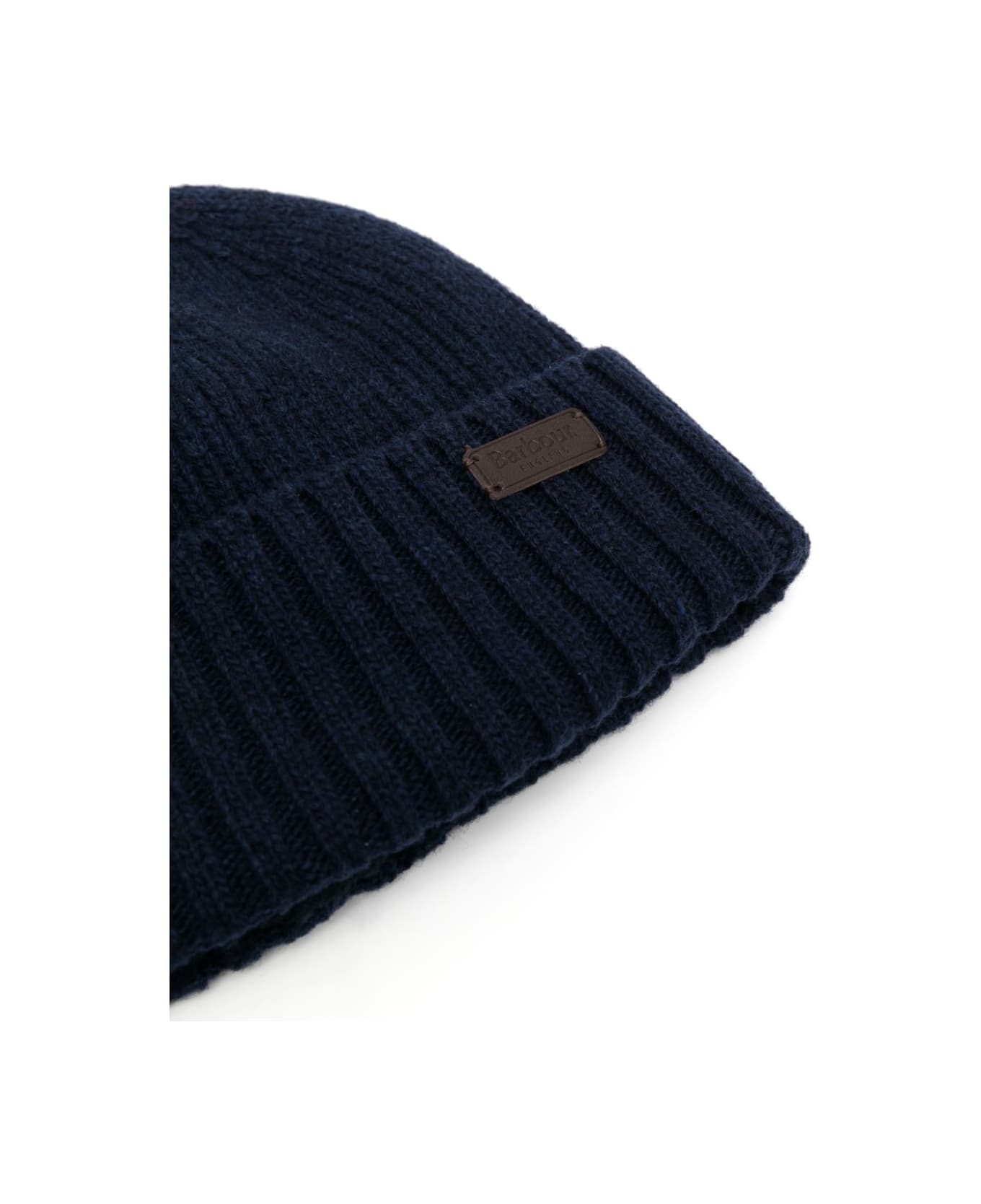 Barbour Carlton Beanie Hat - BLUE