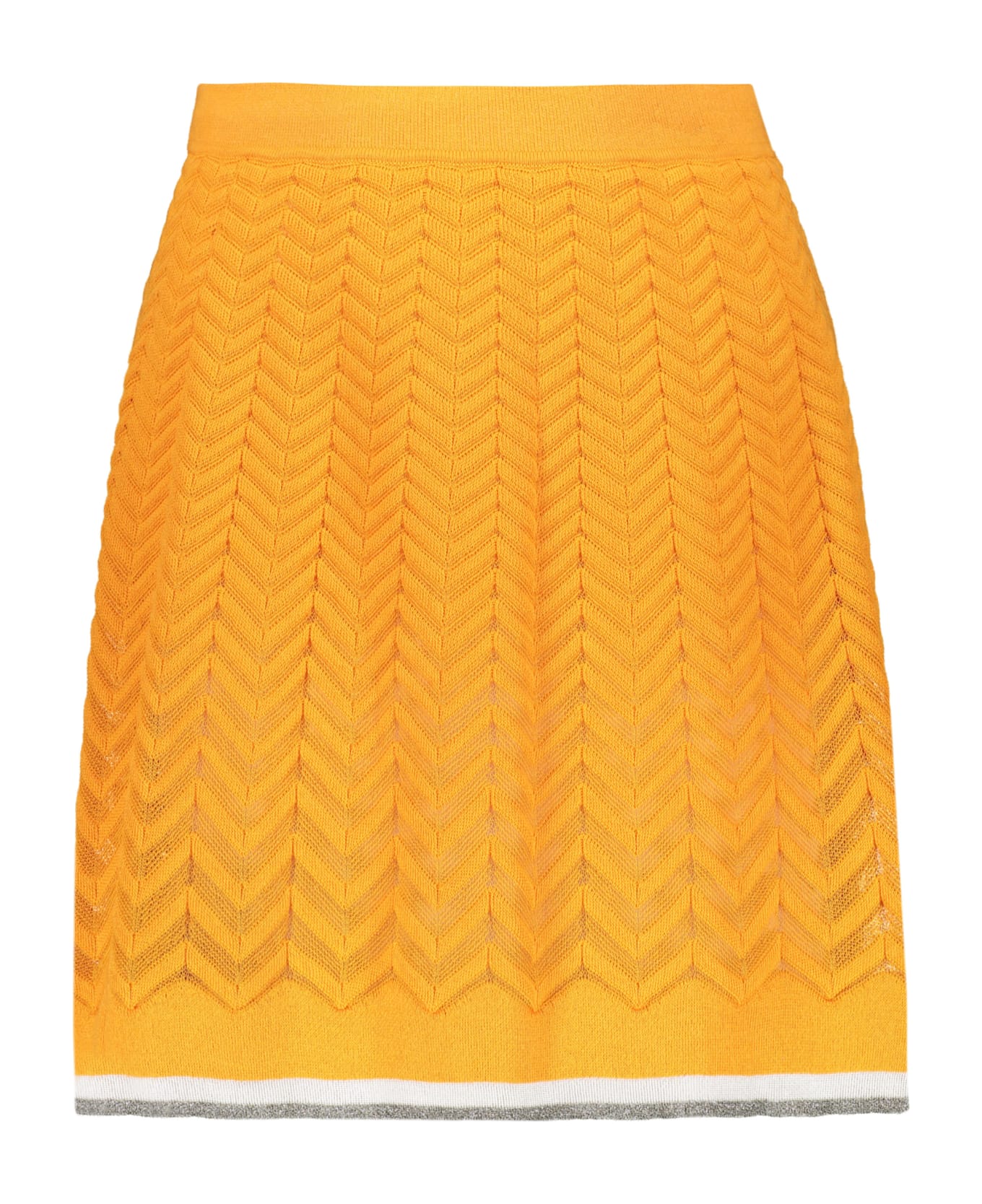 Missoni Knit Skirt - Orange