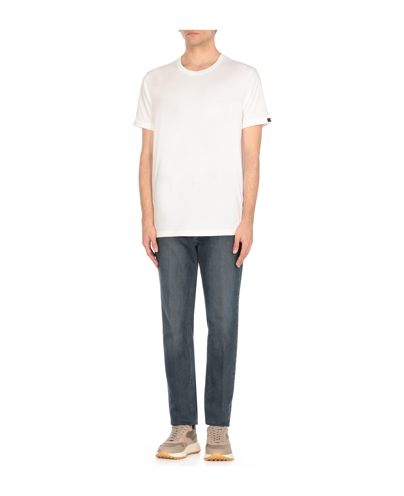 Fay Cotton T-shirt - White
