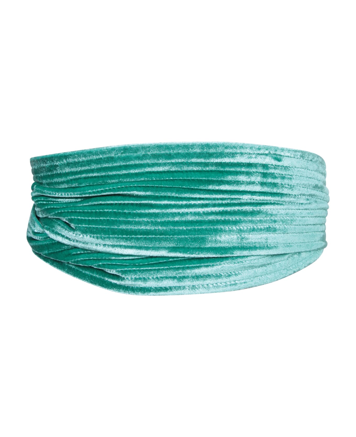 Pierre-Louis Mascia Velvet Aqua-green Belt - Green ベルト