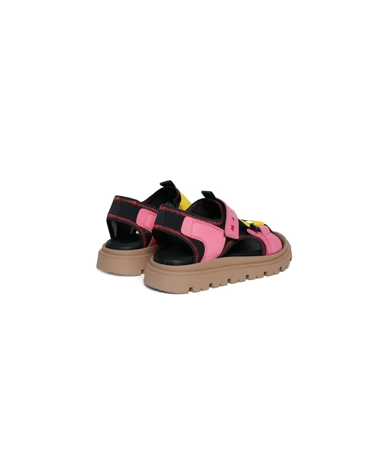 Marni Sandals With Logo - Pink