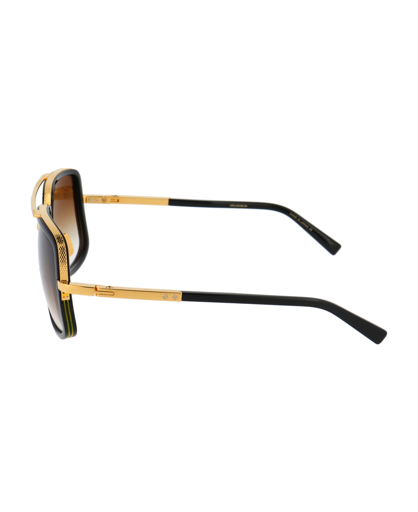 Dita Mach-one Sunglasses - Shiny 18K Gold - Black